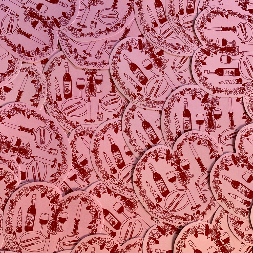 stickers for a wine and dine event