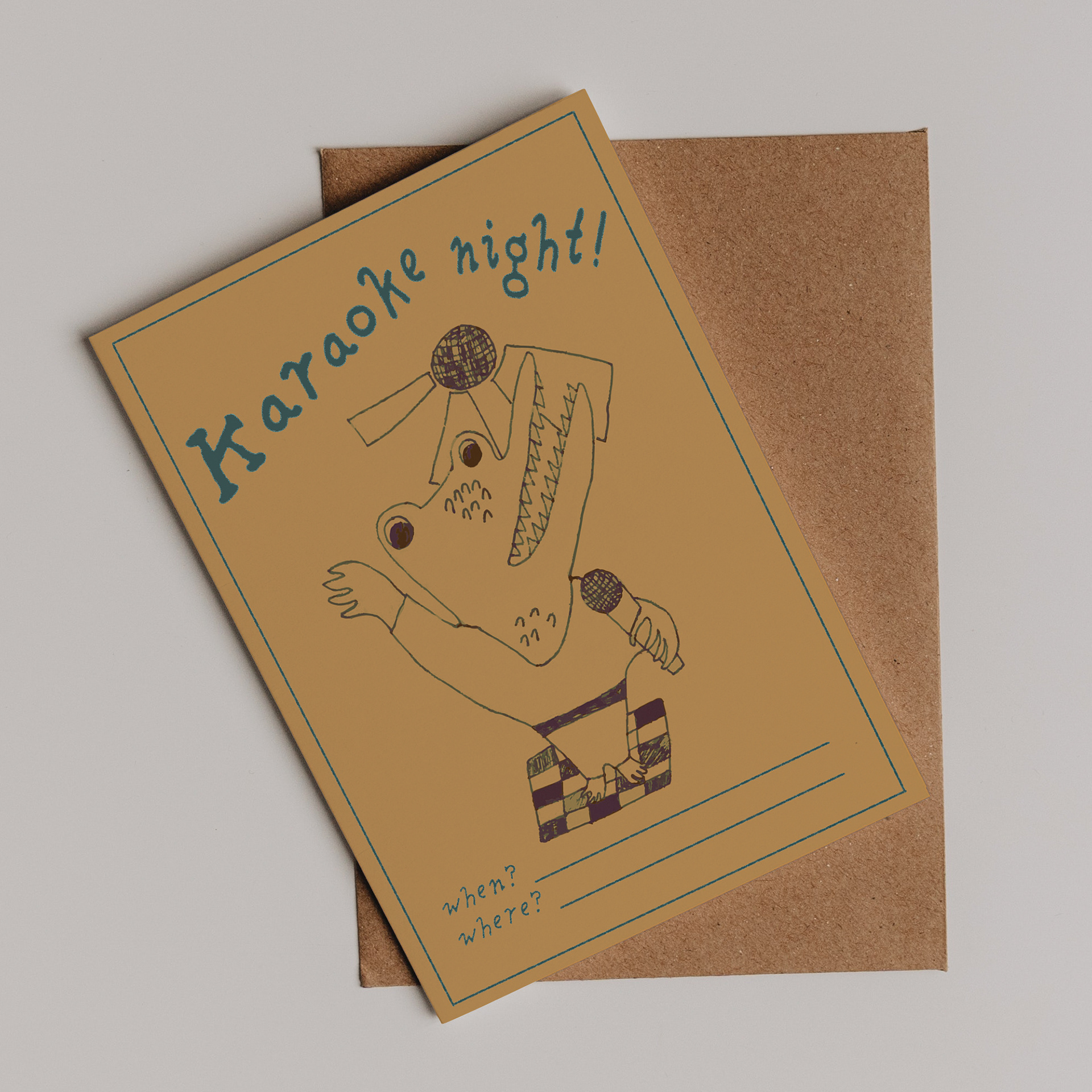 karaoke night invitation