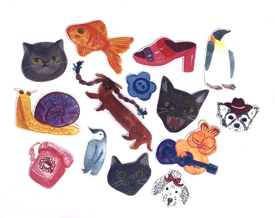 custom stickers commission