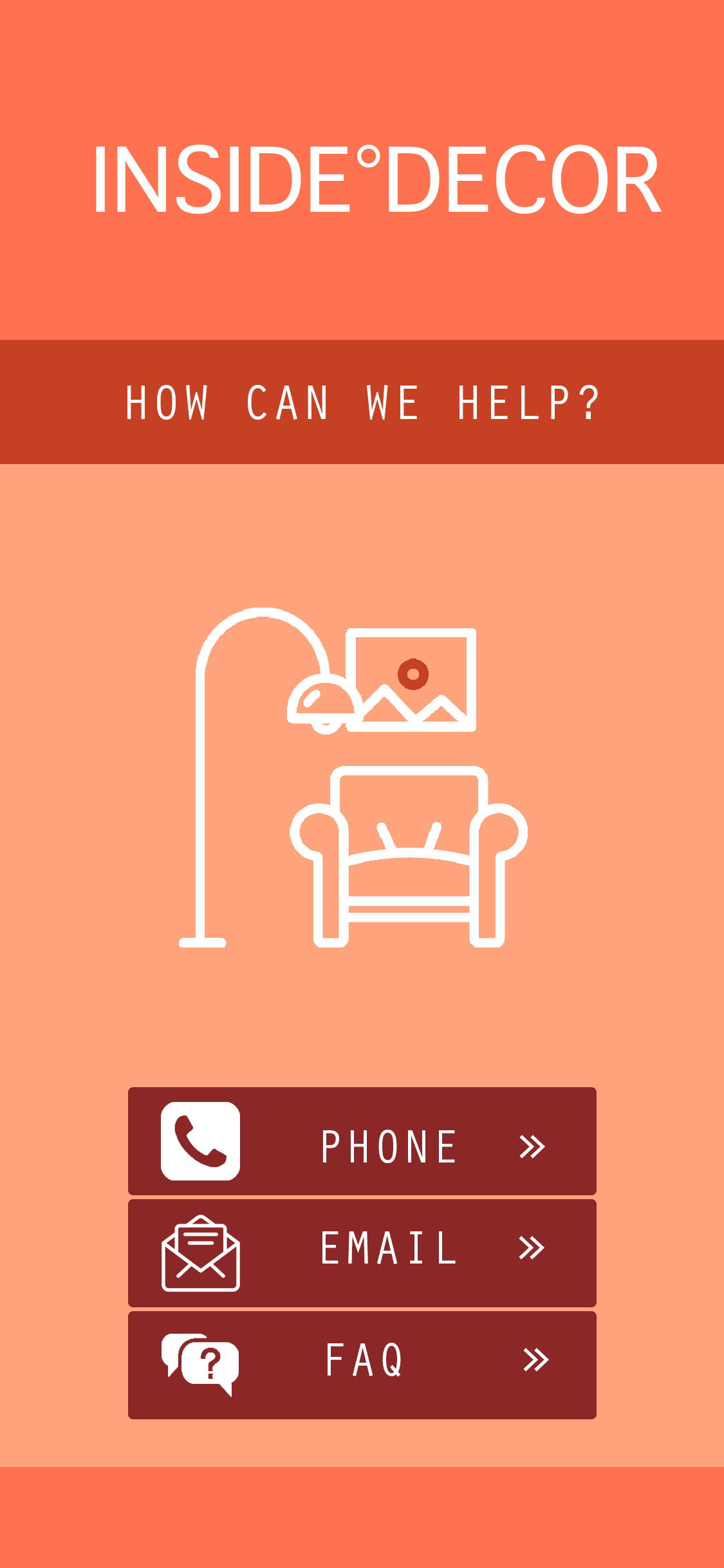 help screen...