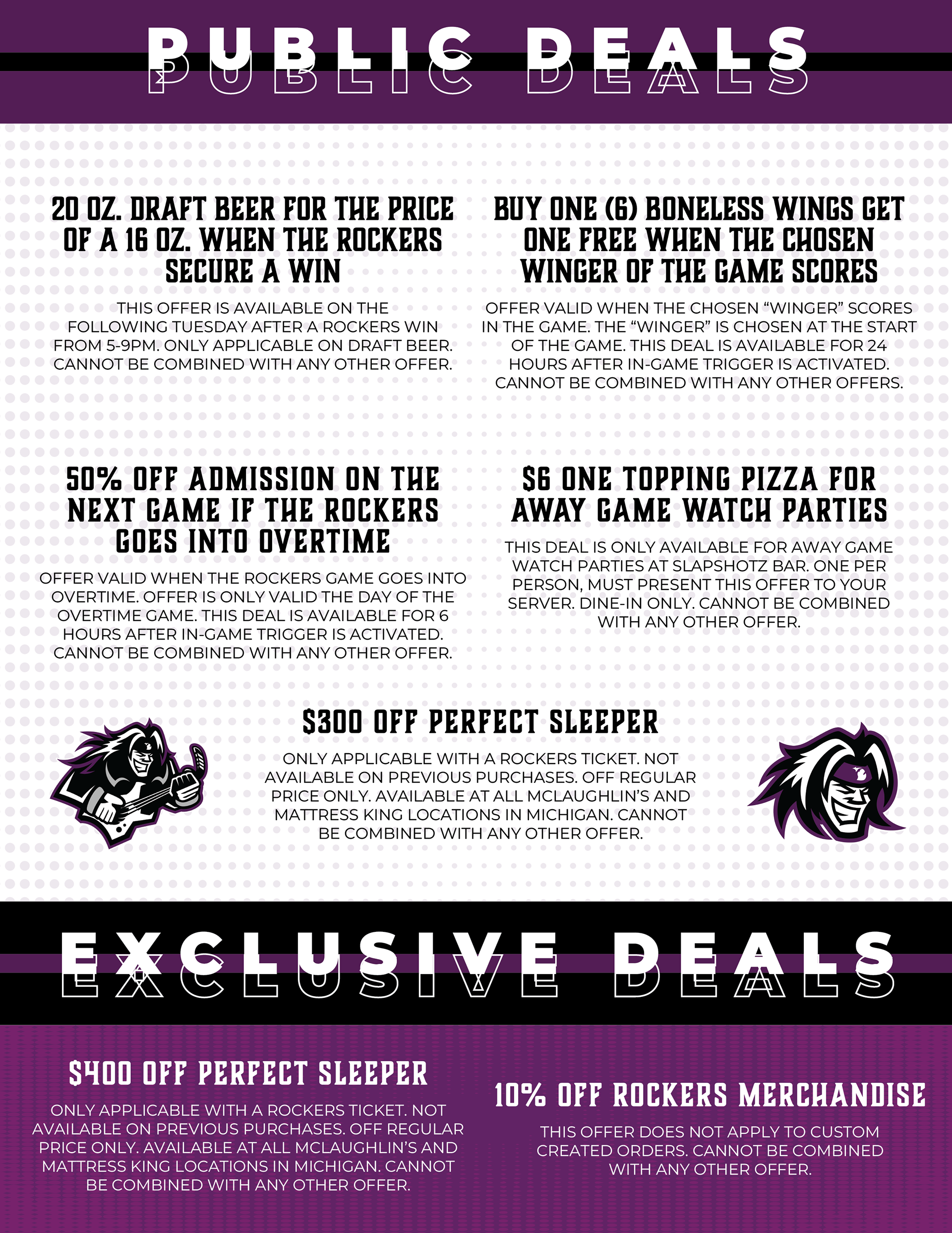 MCR Public & Exclusive Deals