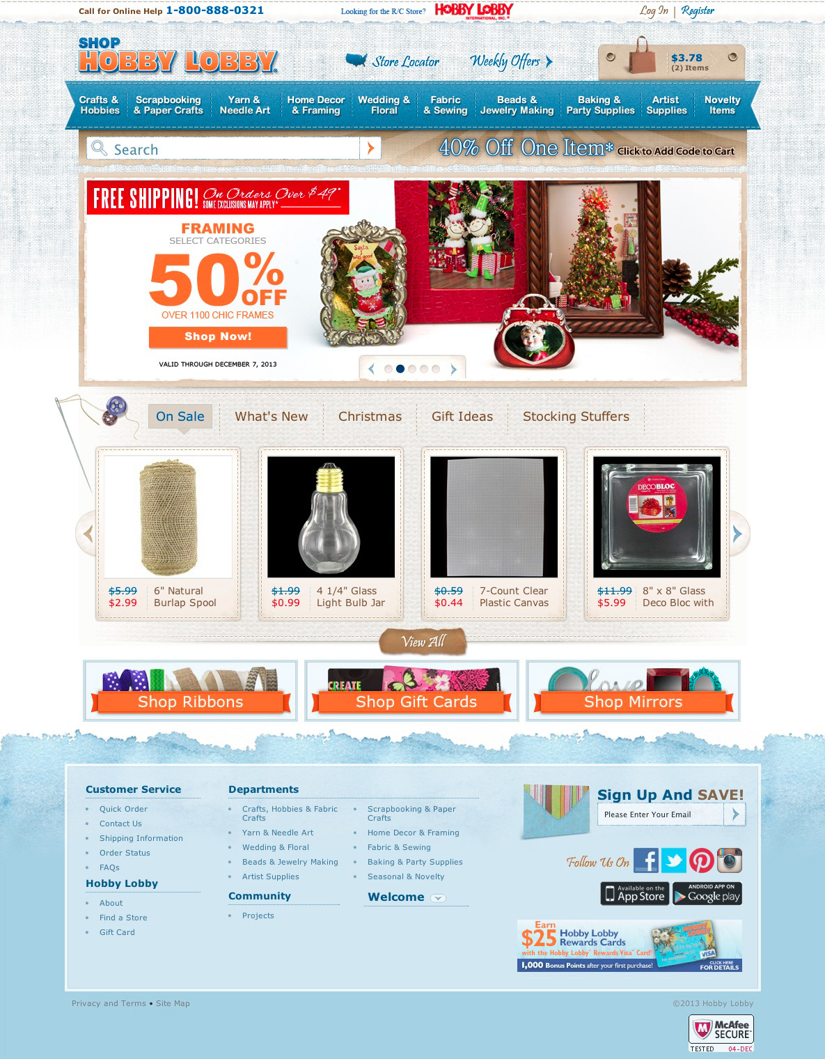 Home page