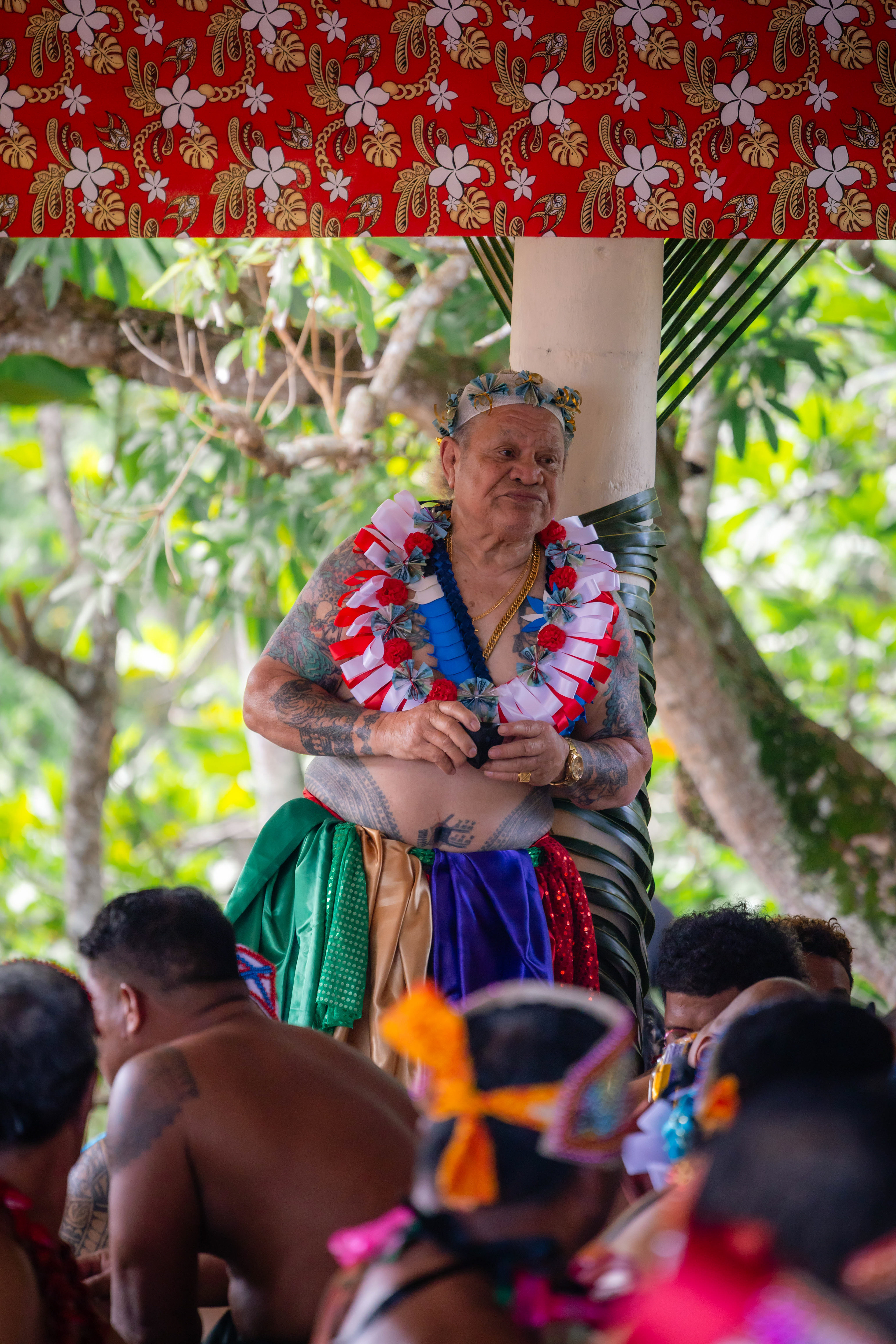 Chaque homme prête serment - Falealupo, Samoa