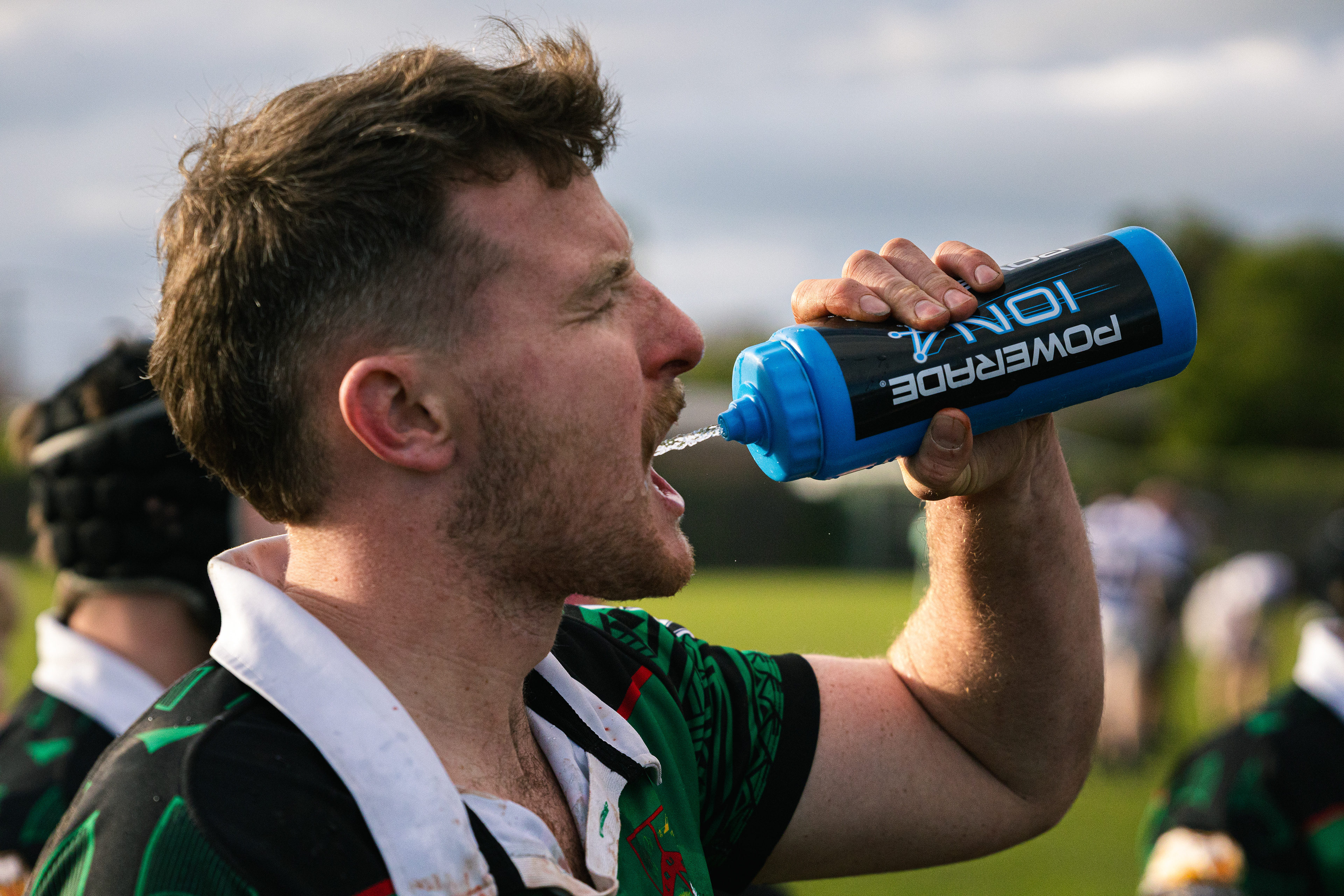 Mi-temps, les visages sont marqués - Christchurch, NZ