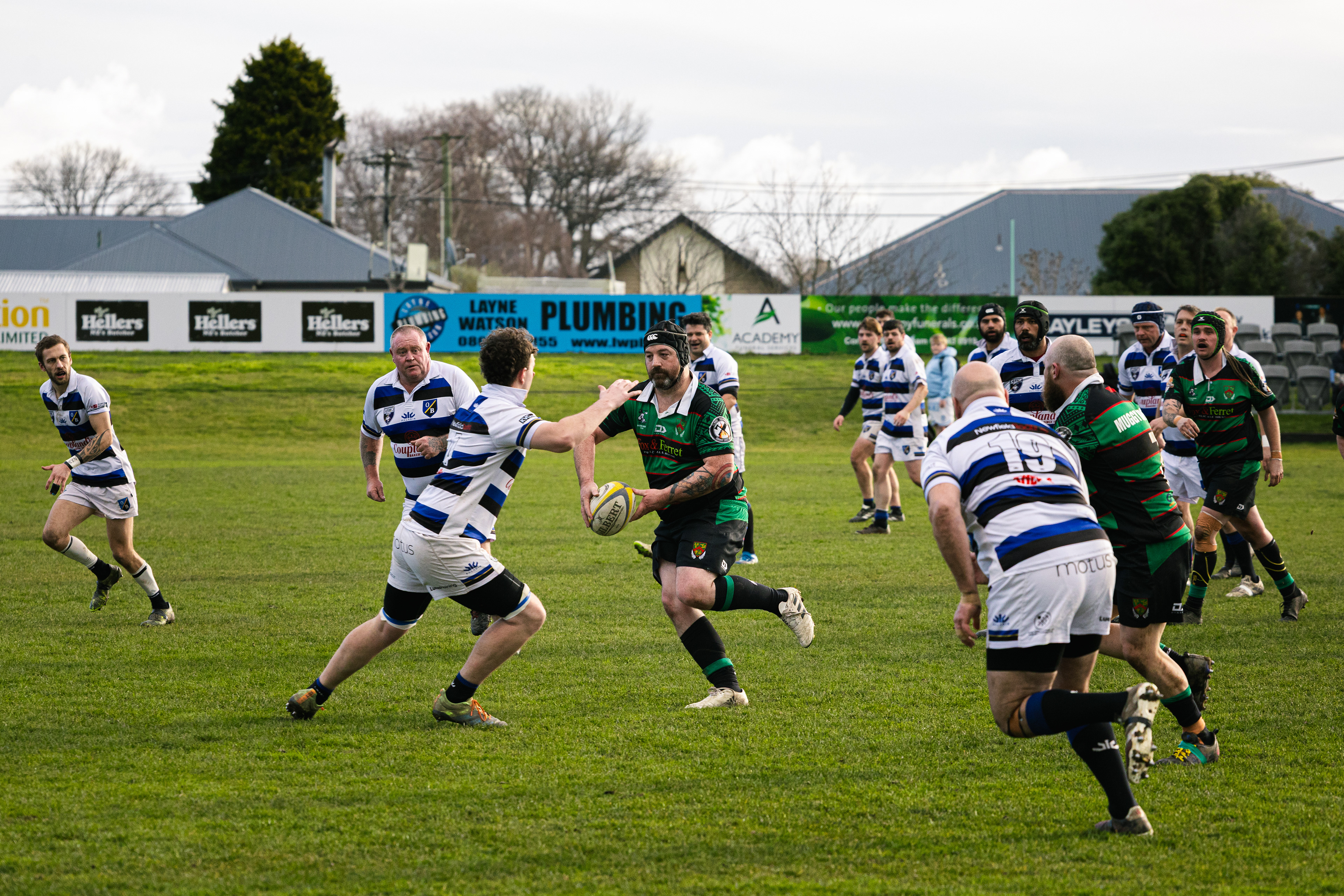 Percée dans la défense - Christchurch, NZ