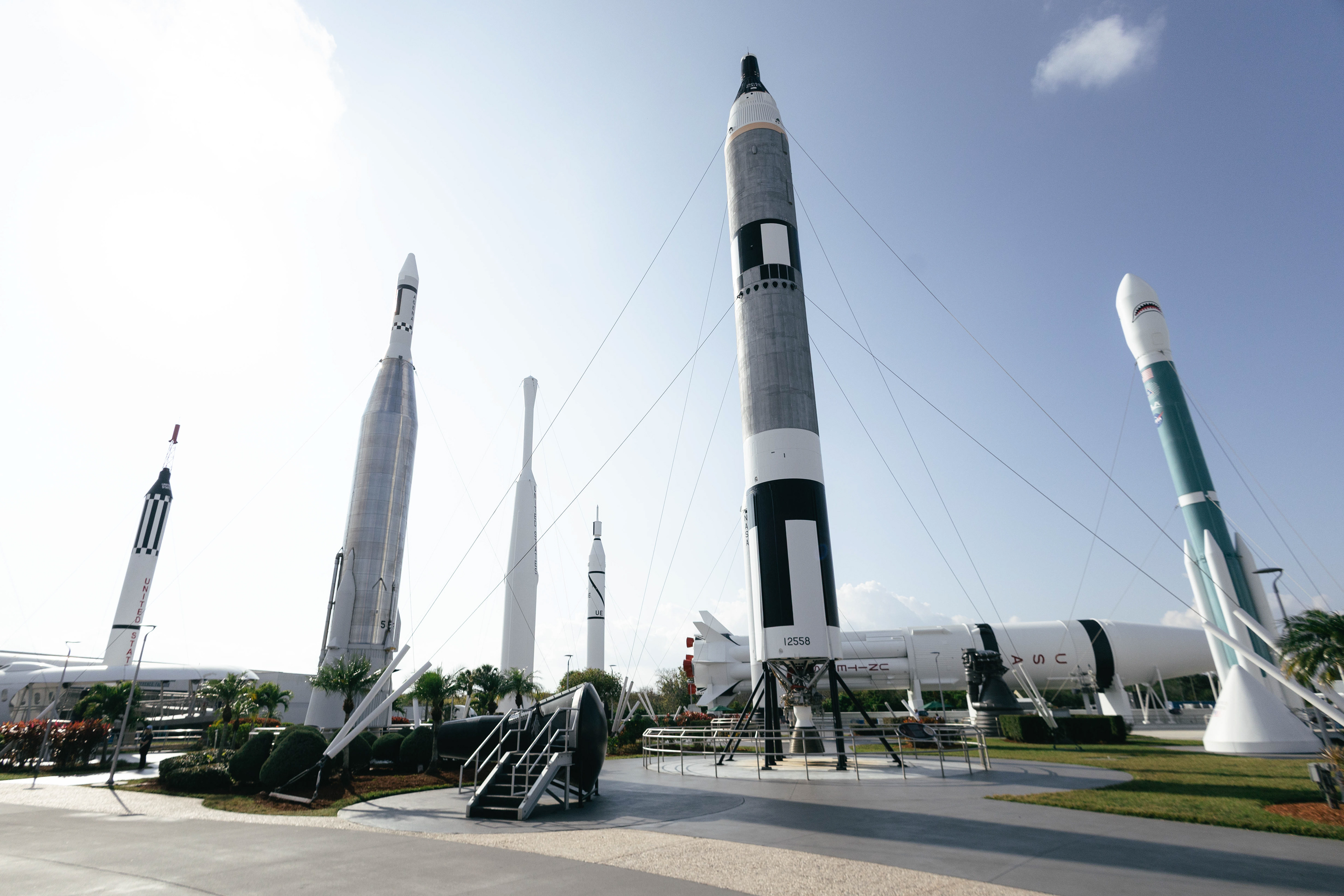 Jardin des fusées - Cap Canaveral, Floride, USA