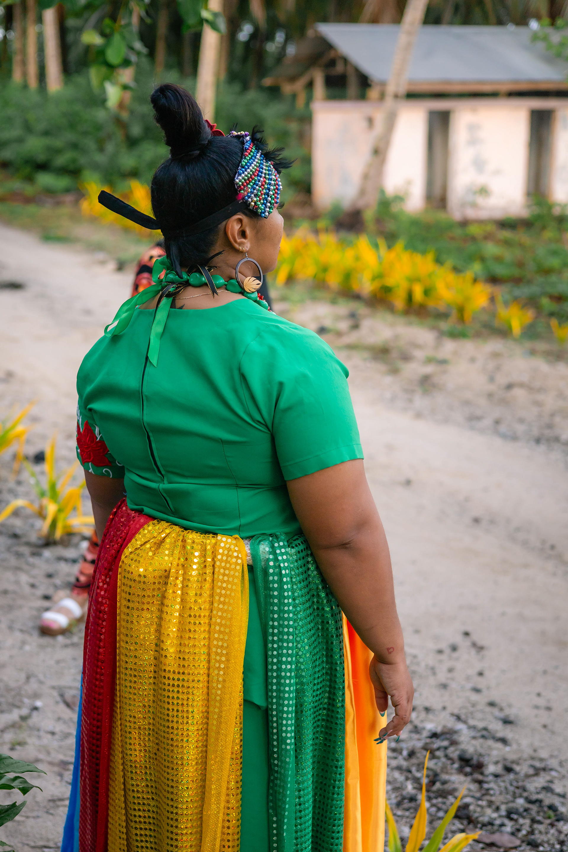 Femme en lavalava - Falealupo, Samoa