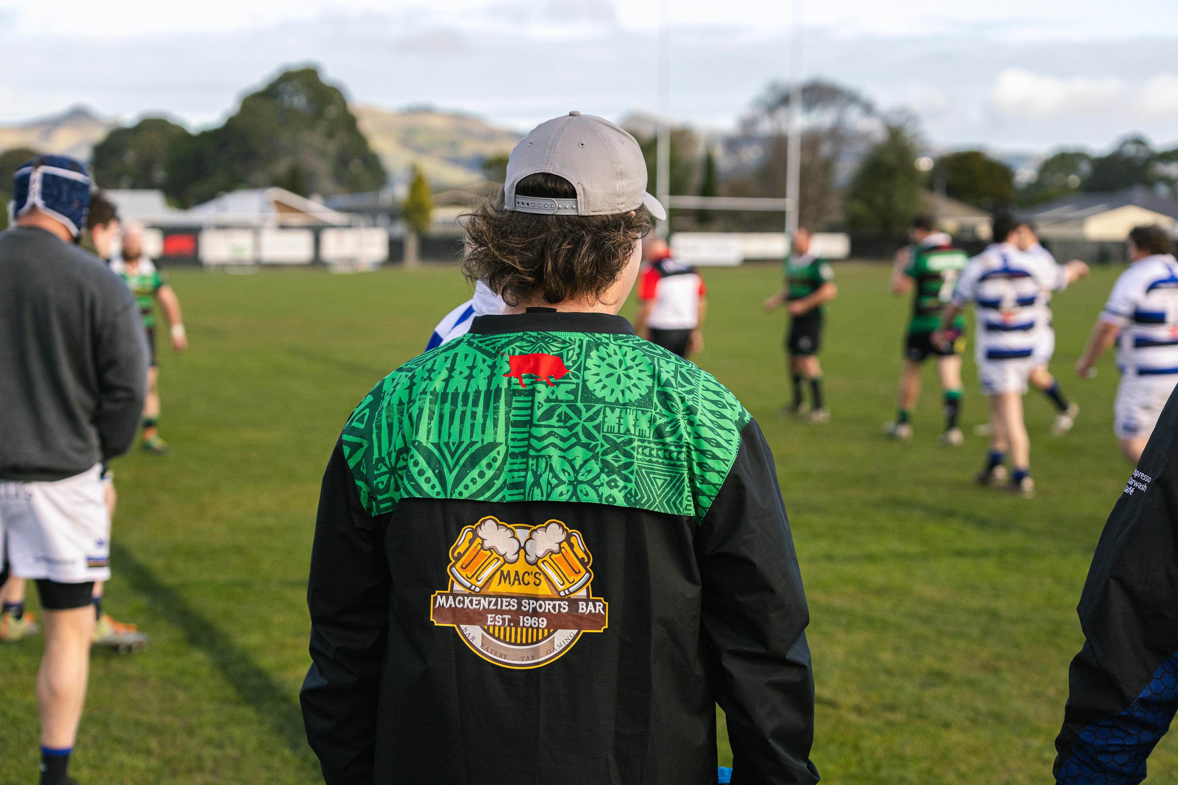 Motifs pacifiques sur les tenues du club - Christchurch, NZ