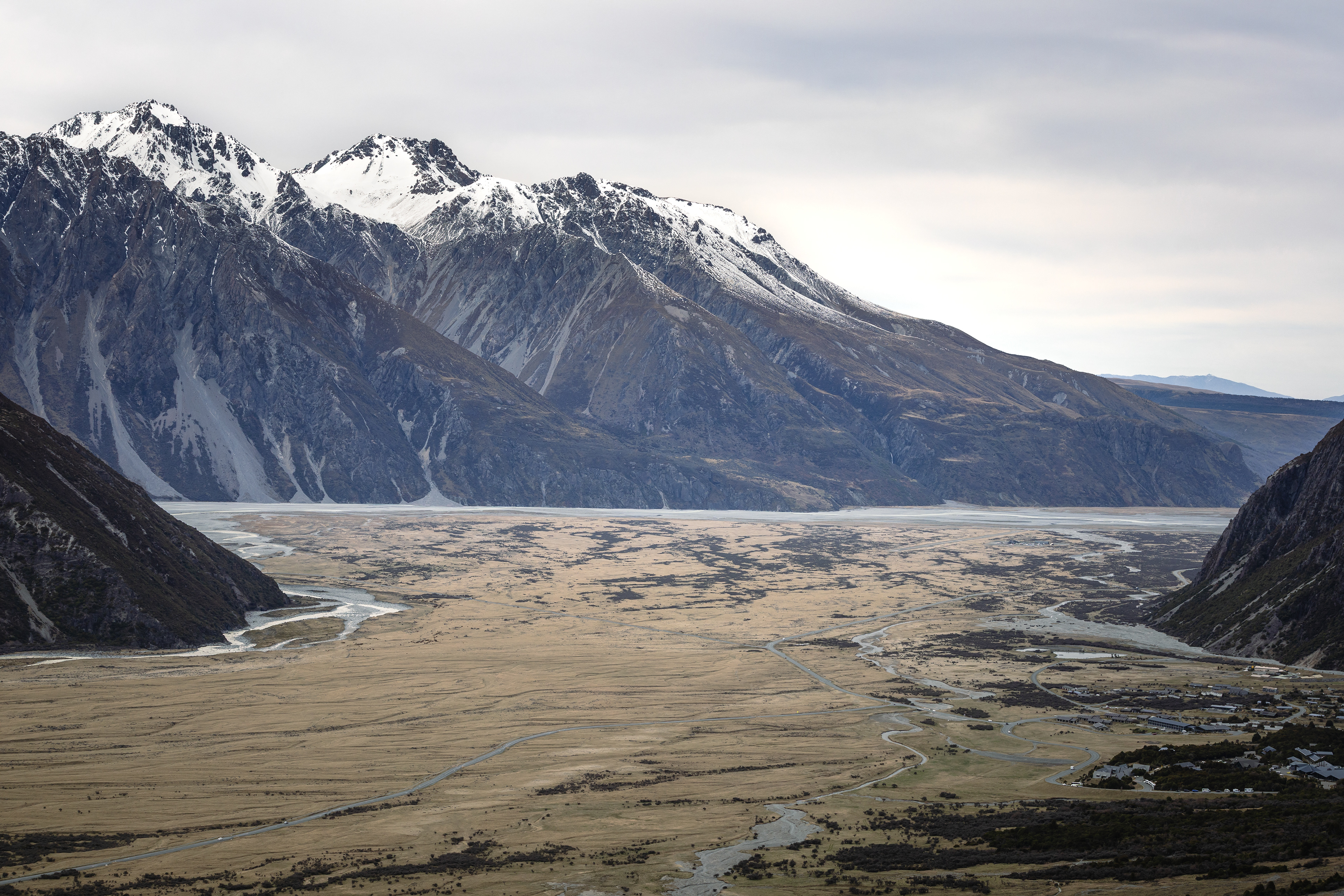 Plaine de Tasman - Aoraki National Park, Nouvelle-Zélande