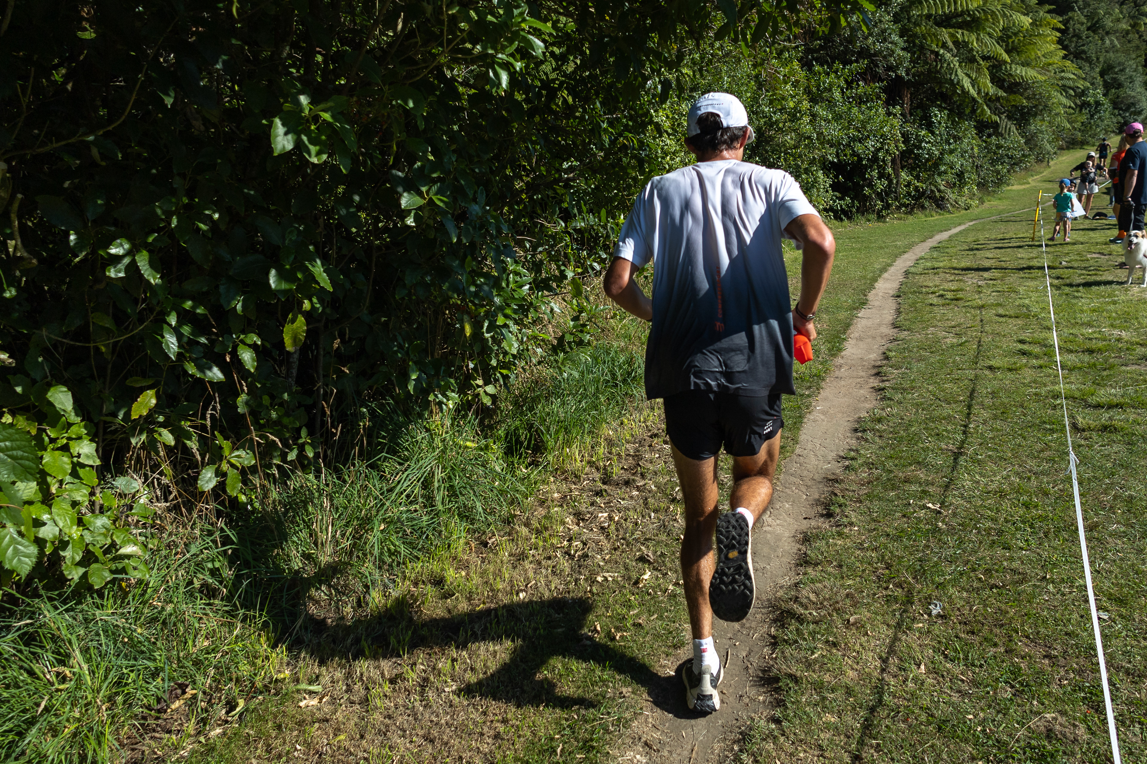 Antoine en course - Tarawera Trail by UTMB