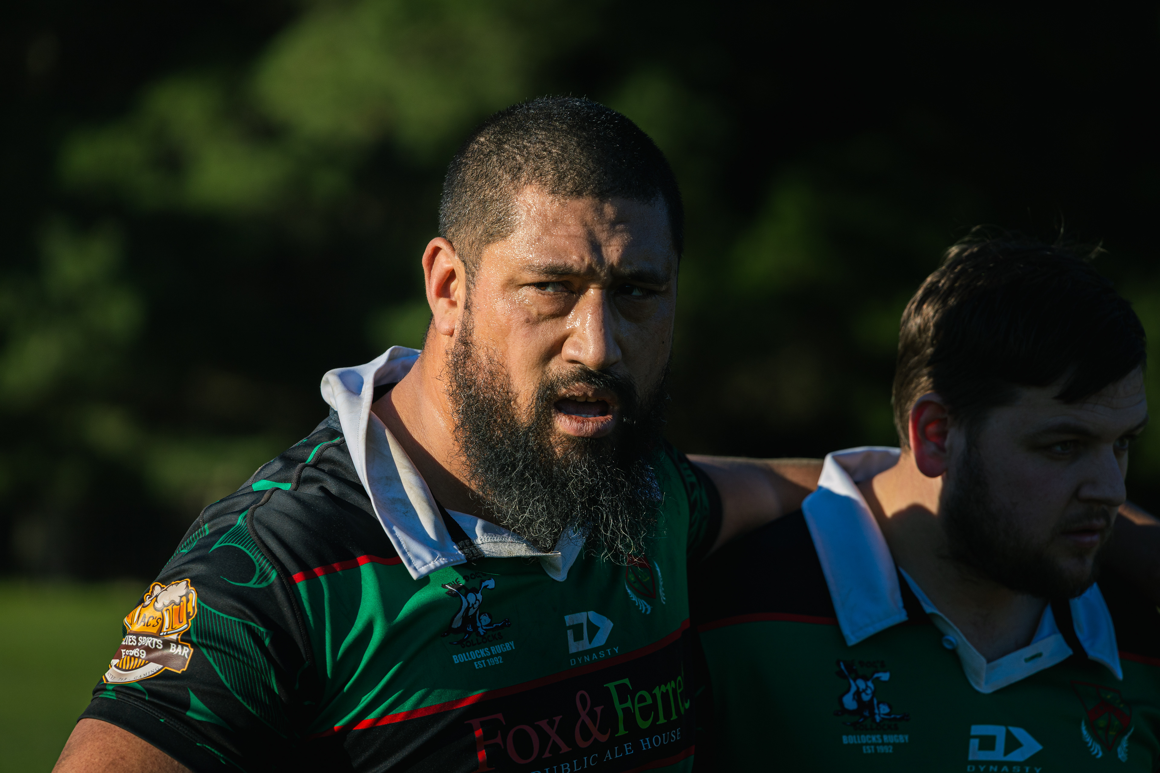 Mi-temps, les visages sont marqués - Christchurch, NZ