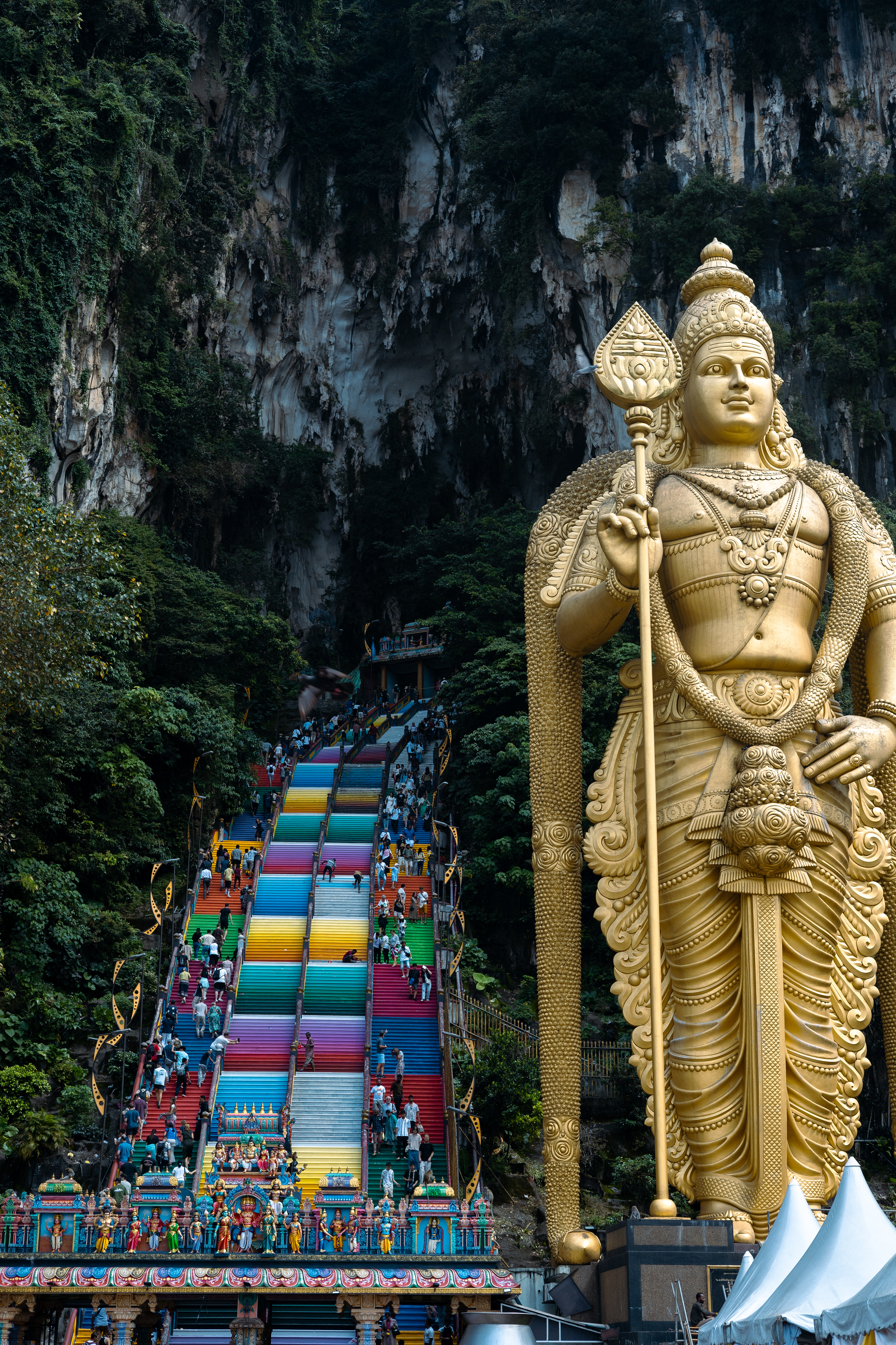 Sanctuaire hindou de Batu Caves - Kuala Lumpur, Malaisie