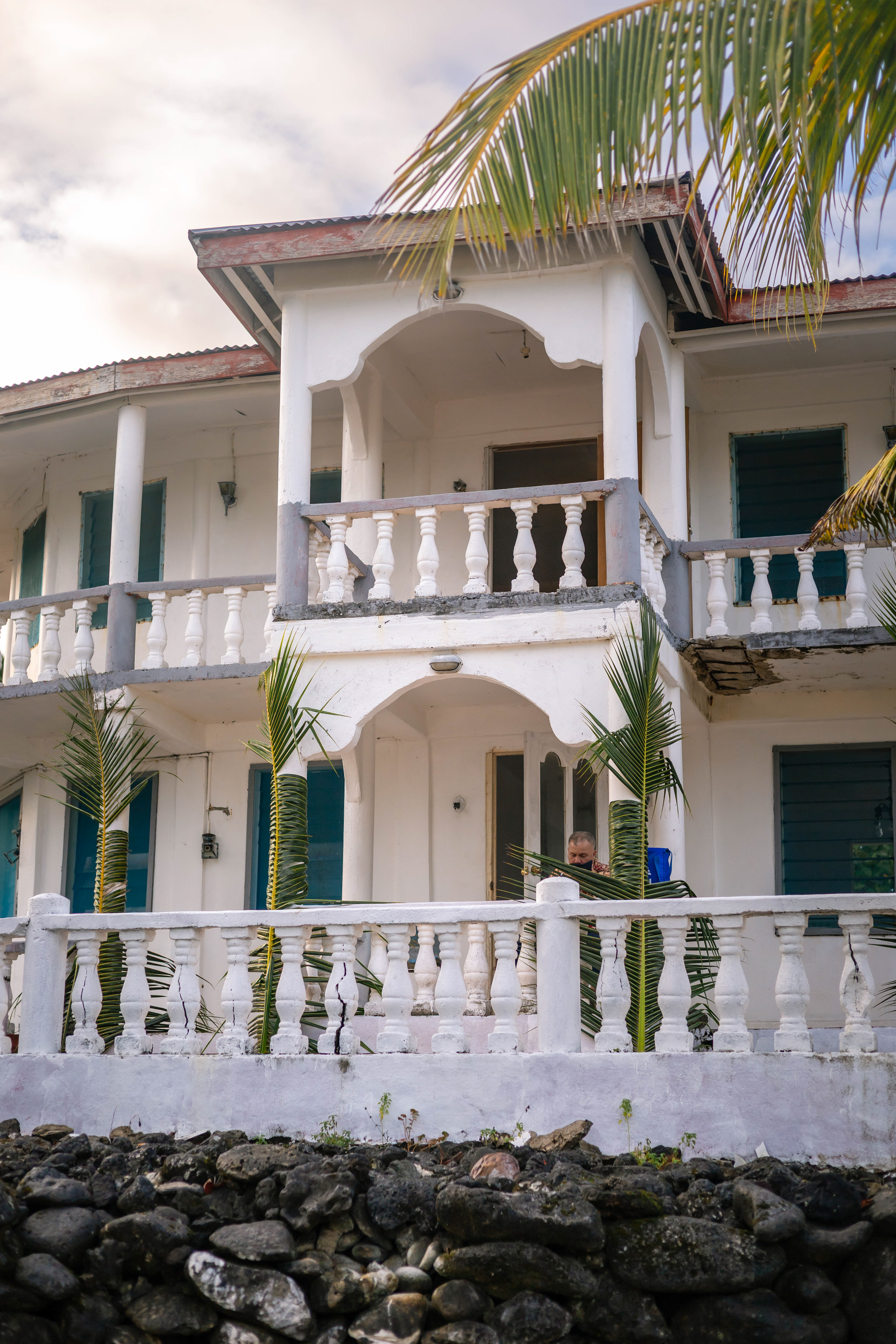 Maison familiale décorée pour l'occasion - Falealupo, Samoa