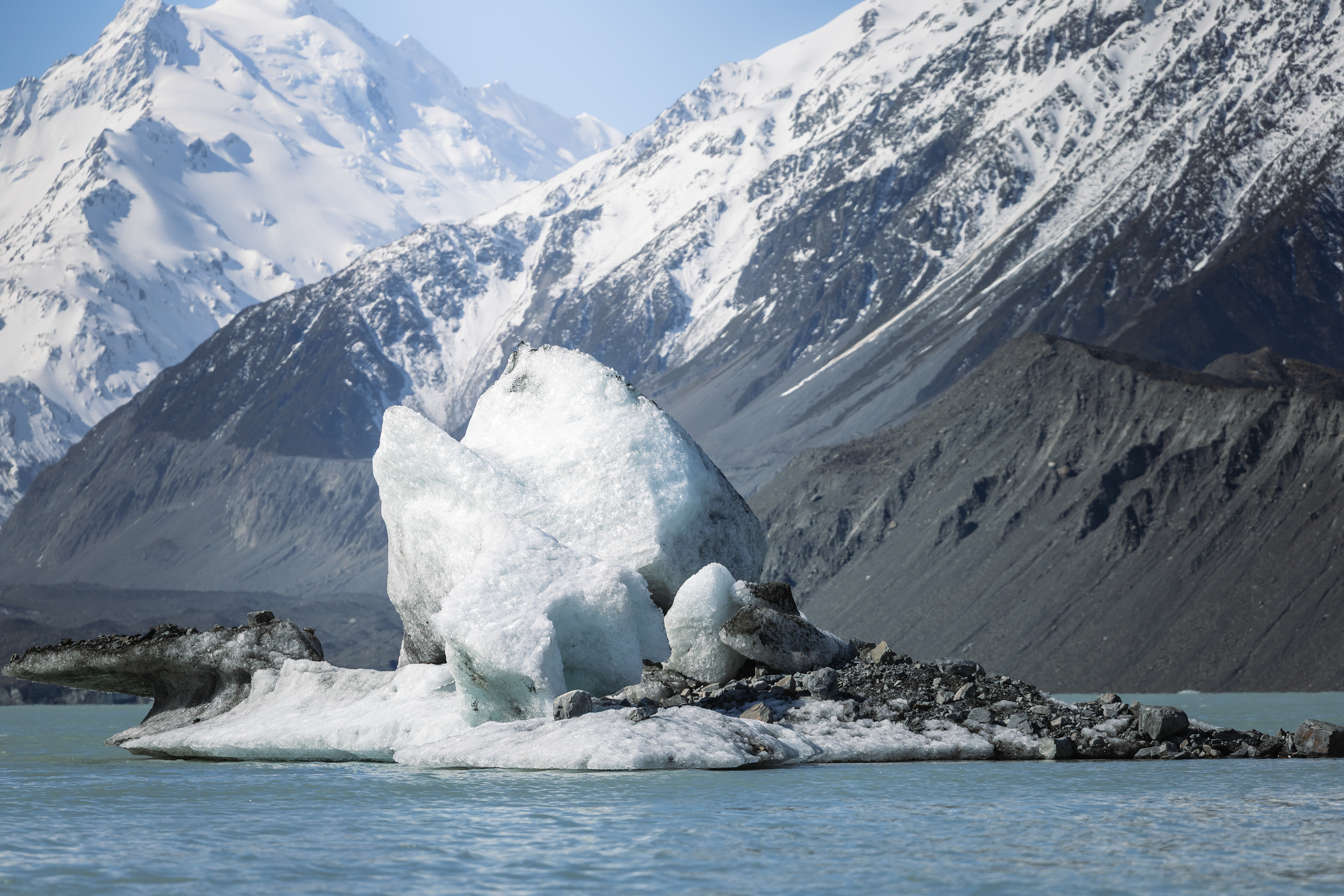 Lac de Tasman - Aoraki National Park, Nouvelle-Zélande