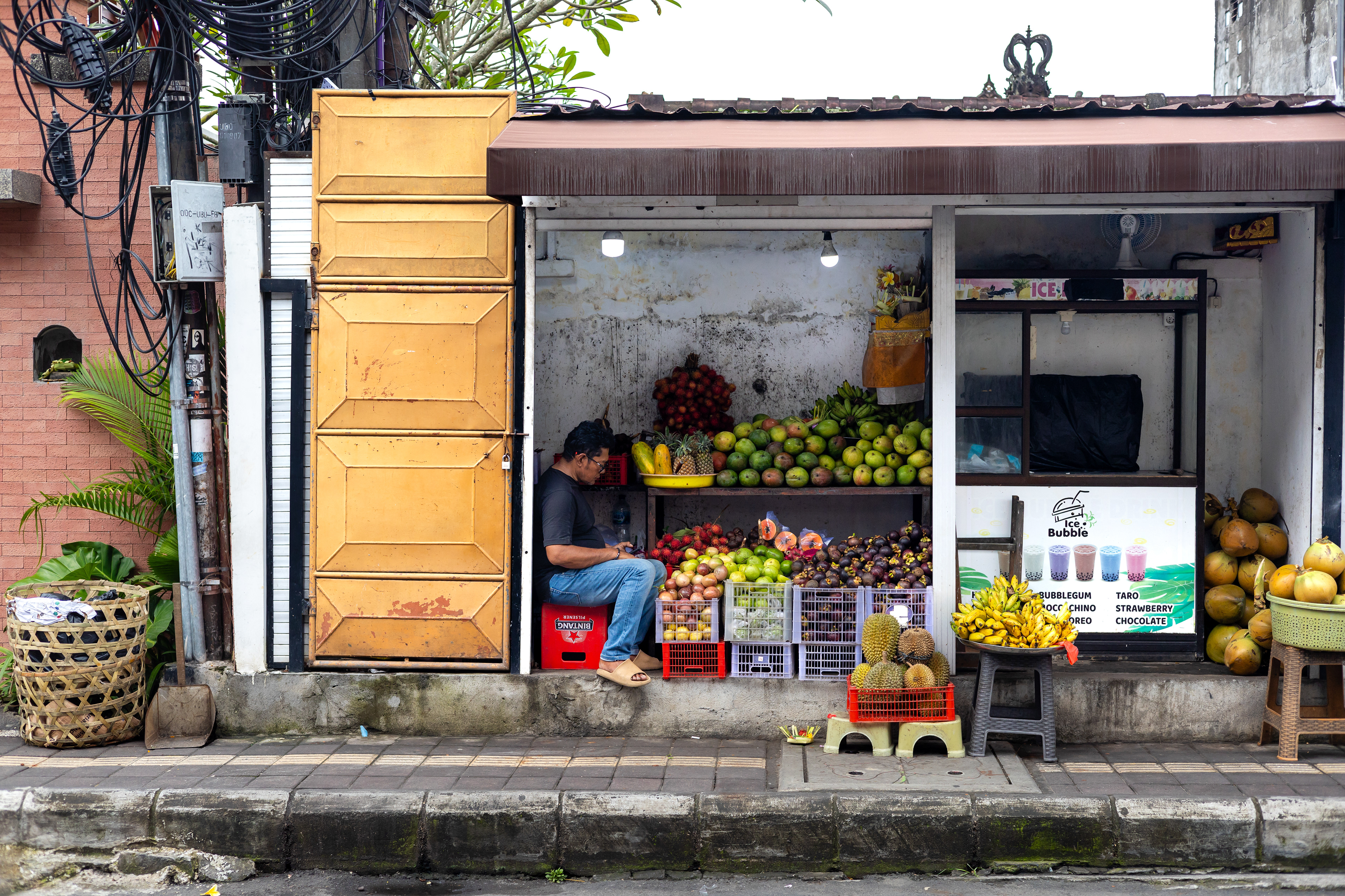 Marchand de fruits - Ubud, Bali