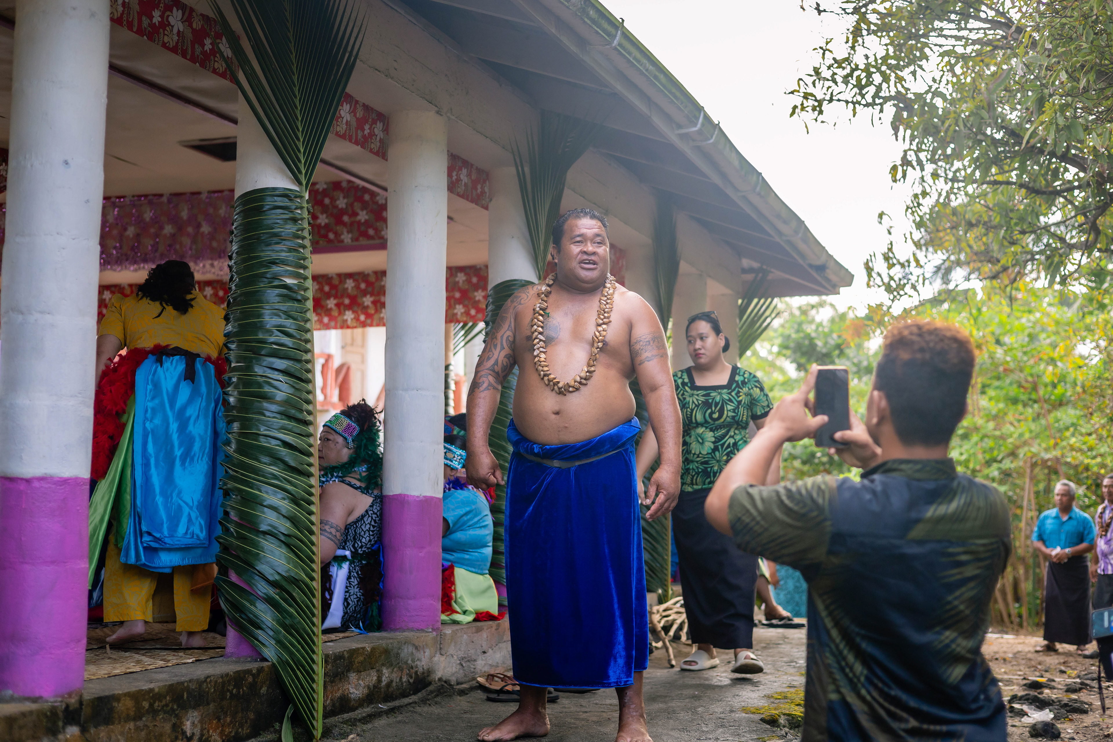 Le maître de cérémonie - Falealupo, Samoa