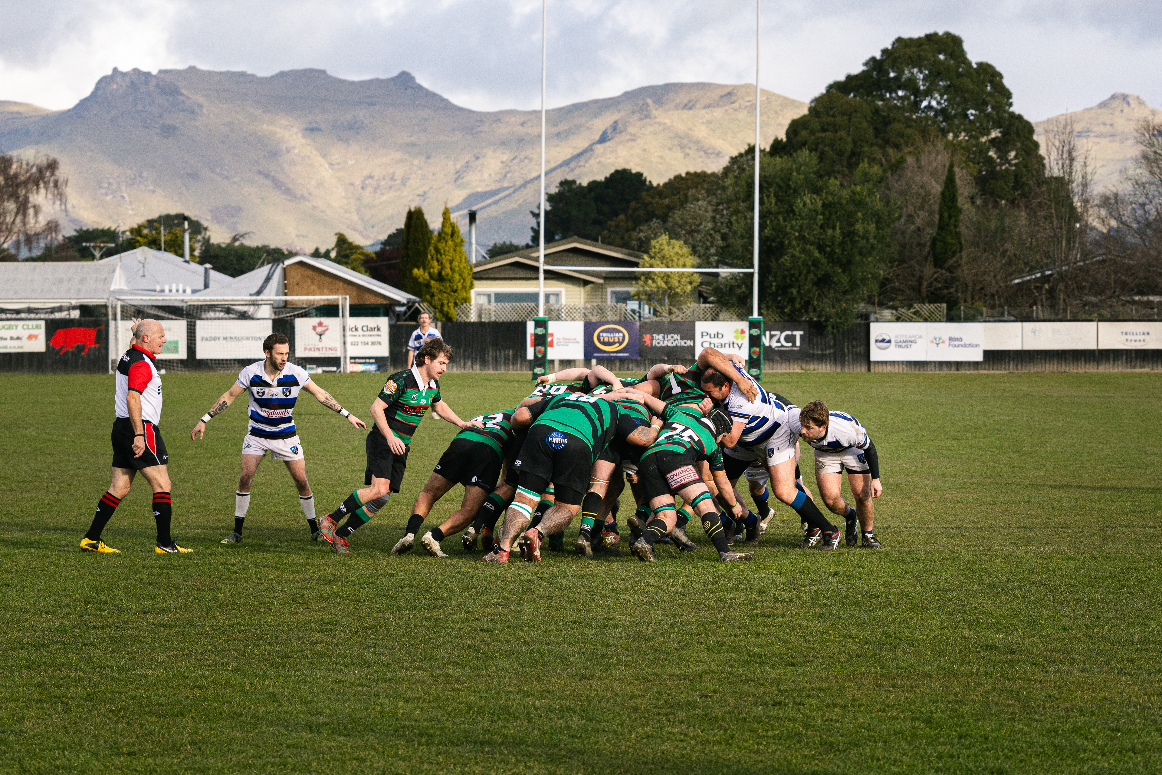 Sortie de mêlée - Christchurch, NZ