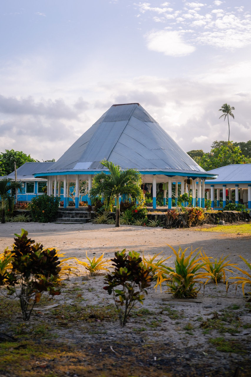 Fale, maison traditionnelle - Upolu, Samoa