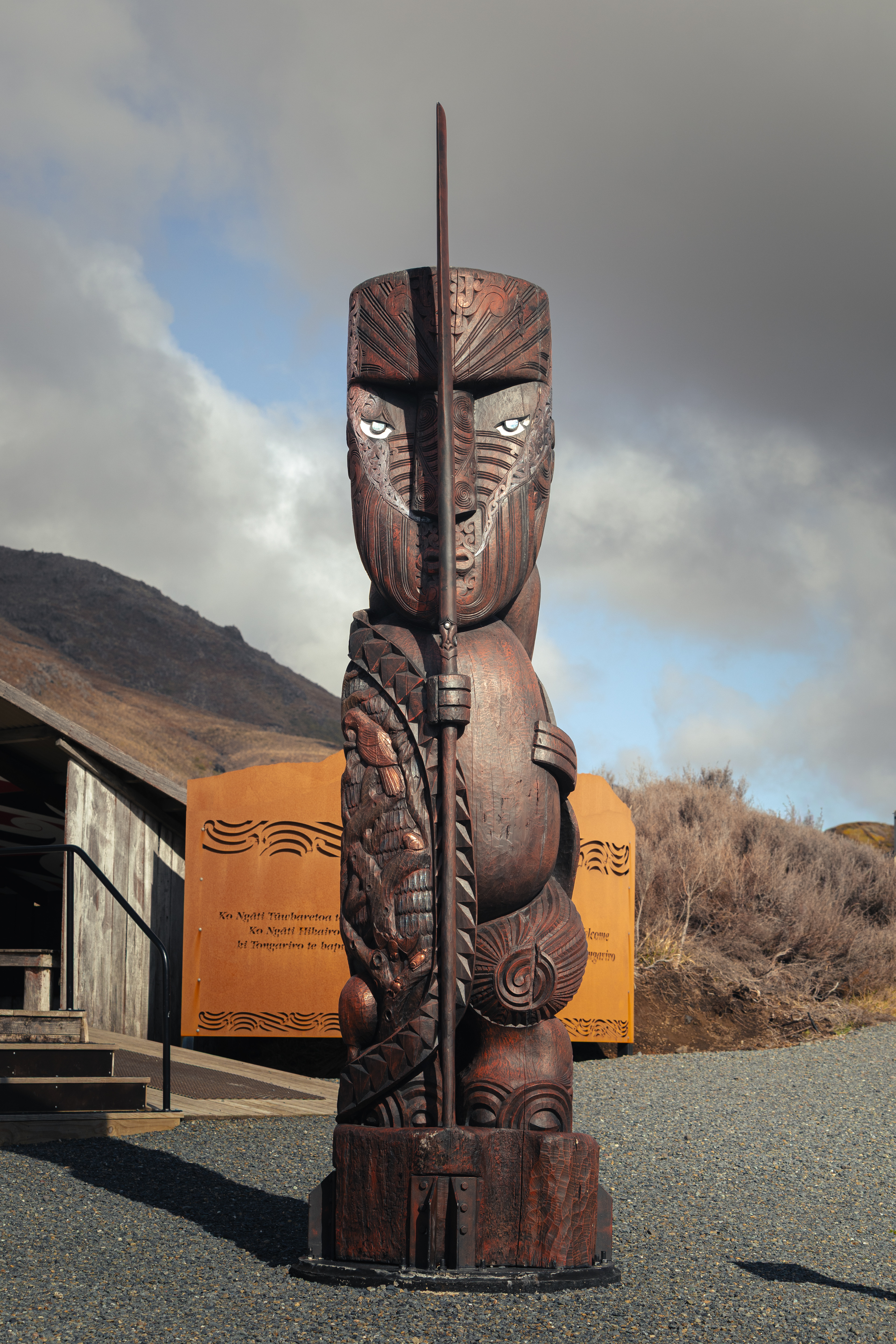 Te Ririō, protecteur du parc - Tongariro National Park, Nouvelle-Zélande