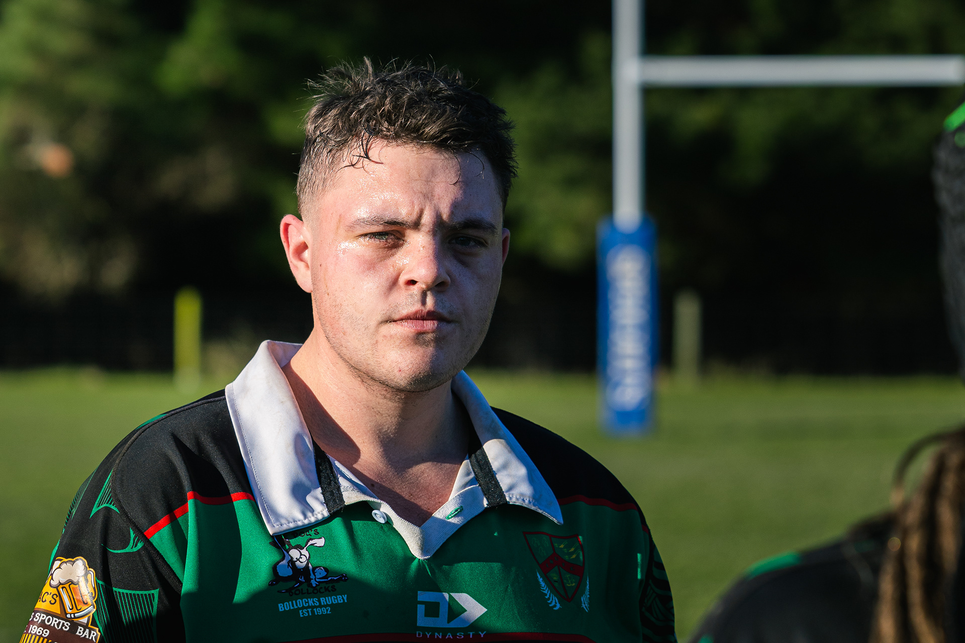 Mi-temps, les visages sont marqués - Christchurch, NZ