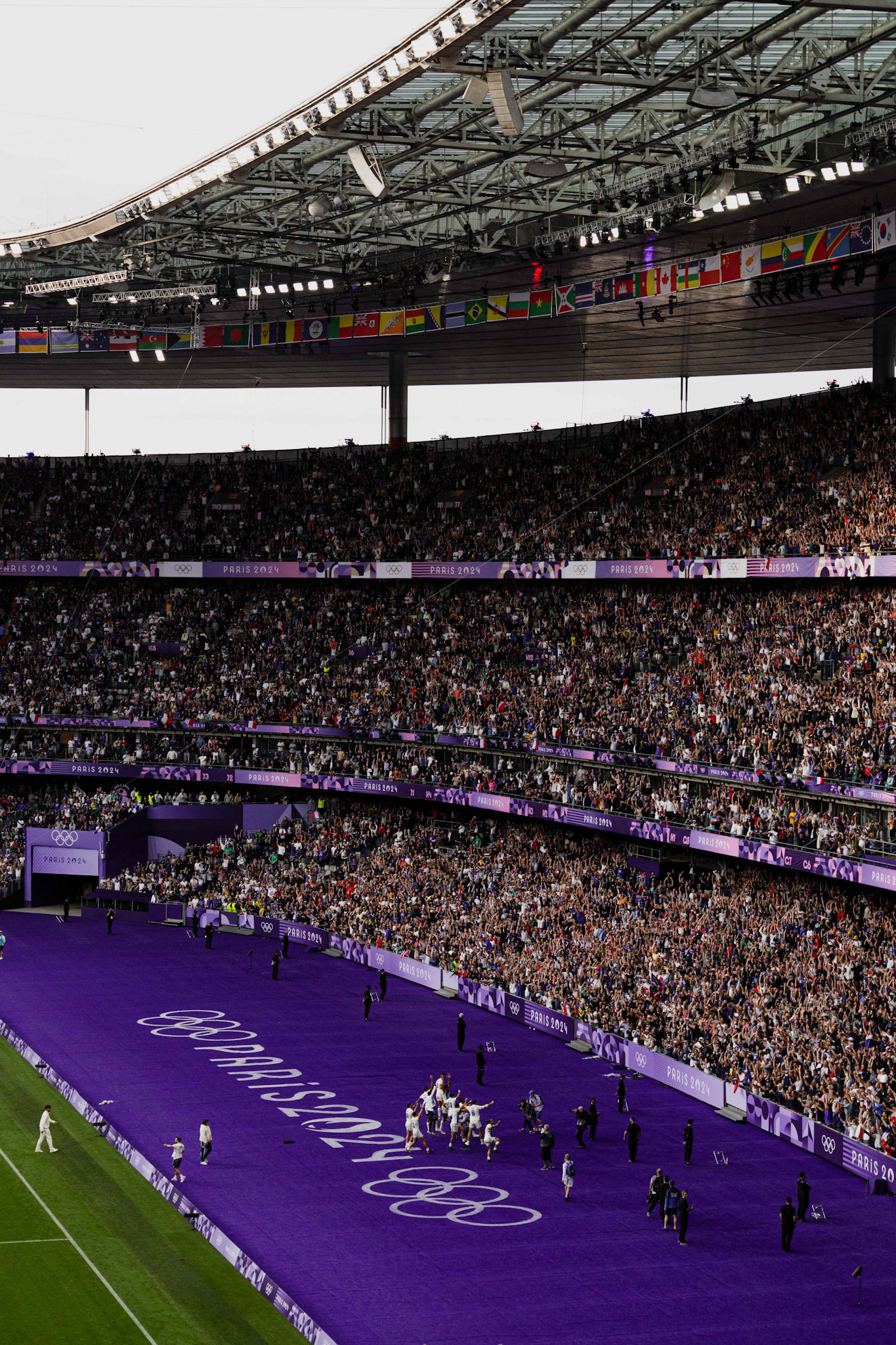 L'équipe de France face à son public - JO Paris 2024