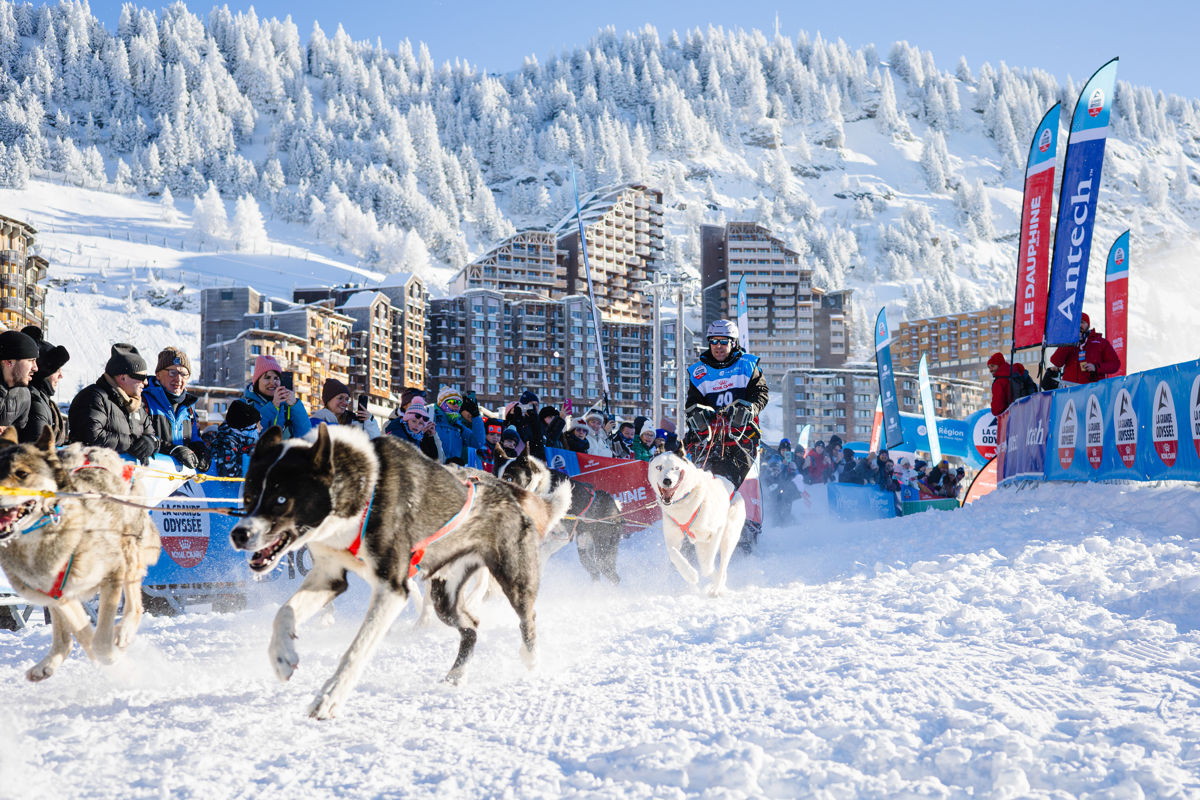 Départ de la première étape - Avoriaz, France