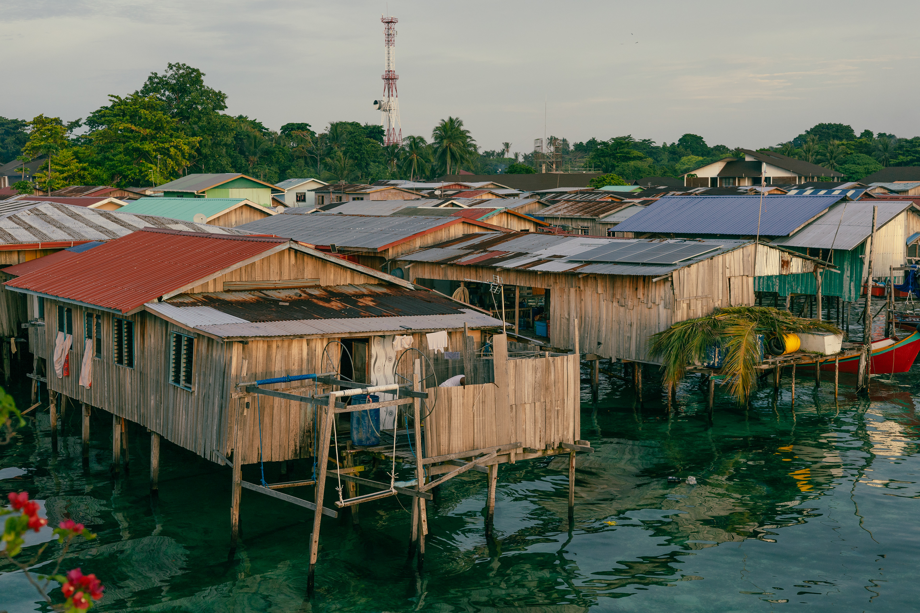 Village sur pilotis - Mabul Island, Bornéo