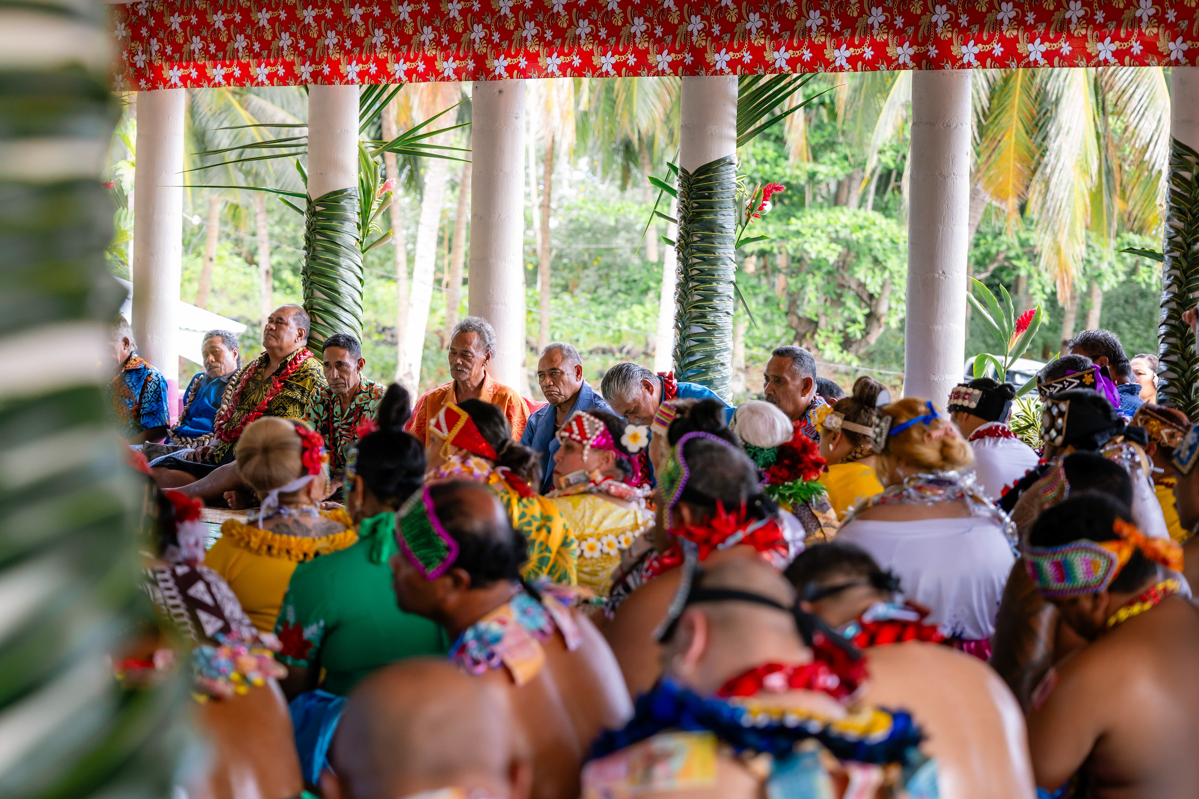 Les chefs prodiguent leurs conseils - Falealupo, Samoa