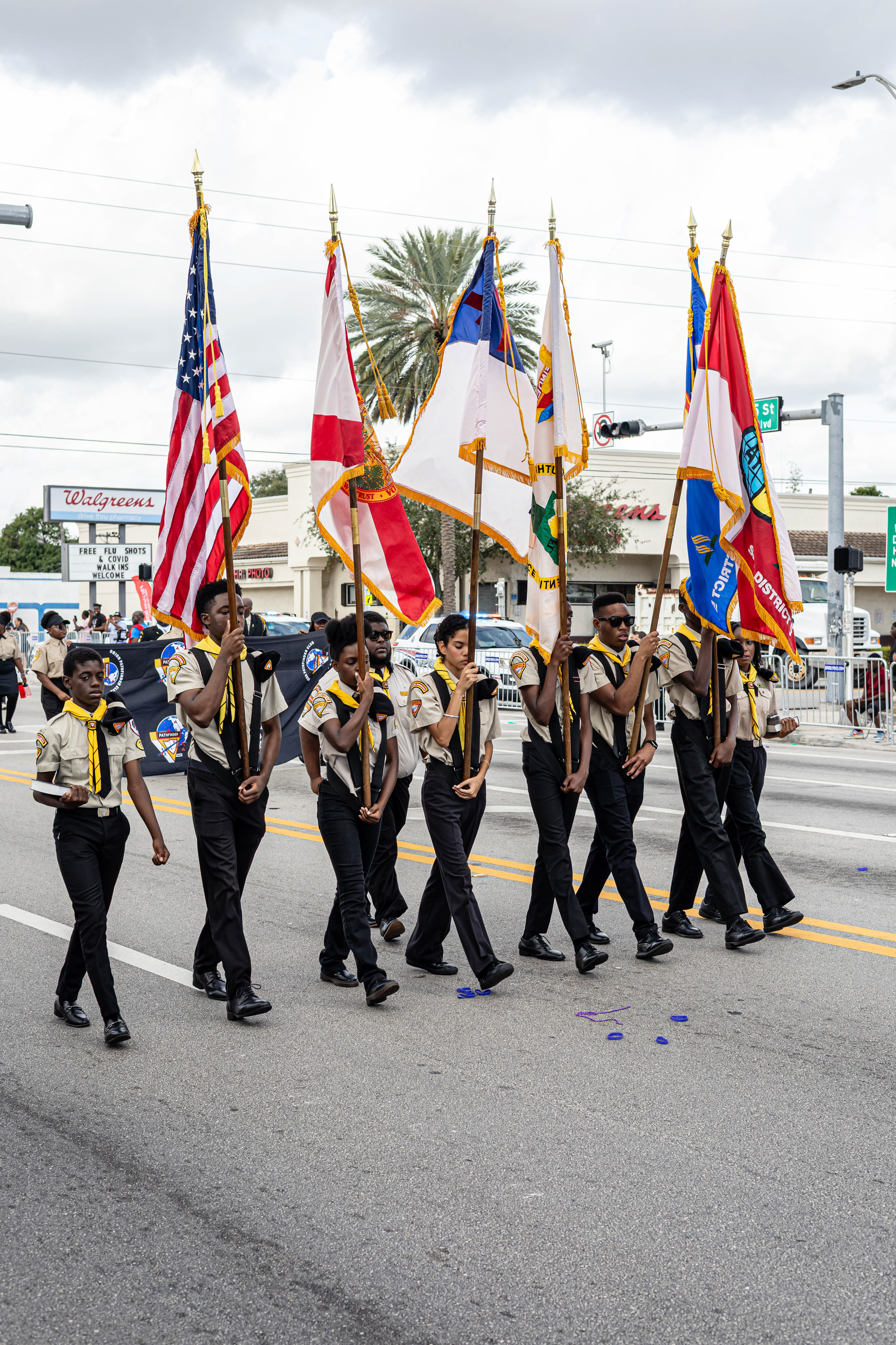Défilé de thanksgiving - Miami, Floride, USA