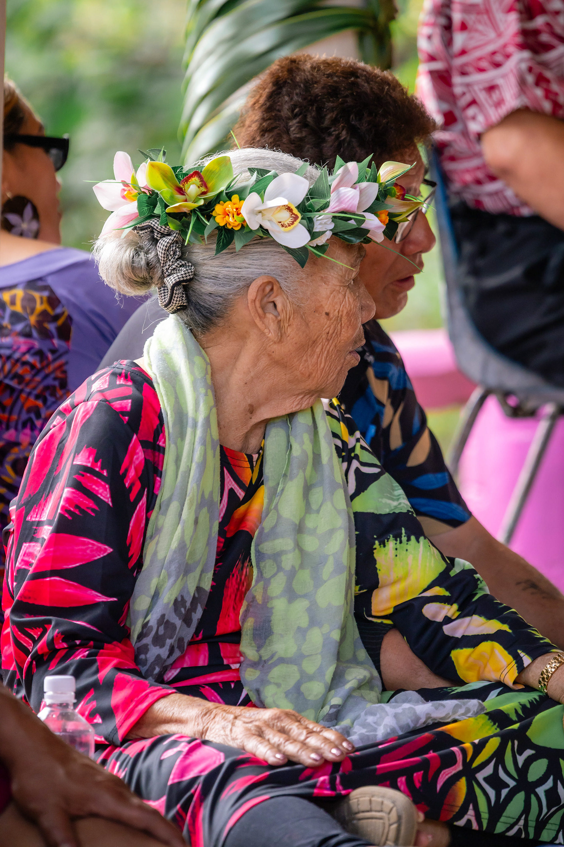 Doyenne de la famille - Falealupo, Samoa