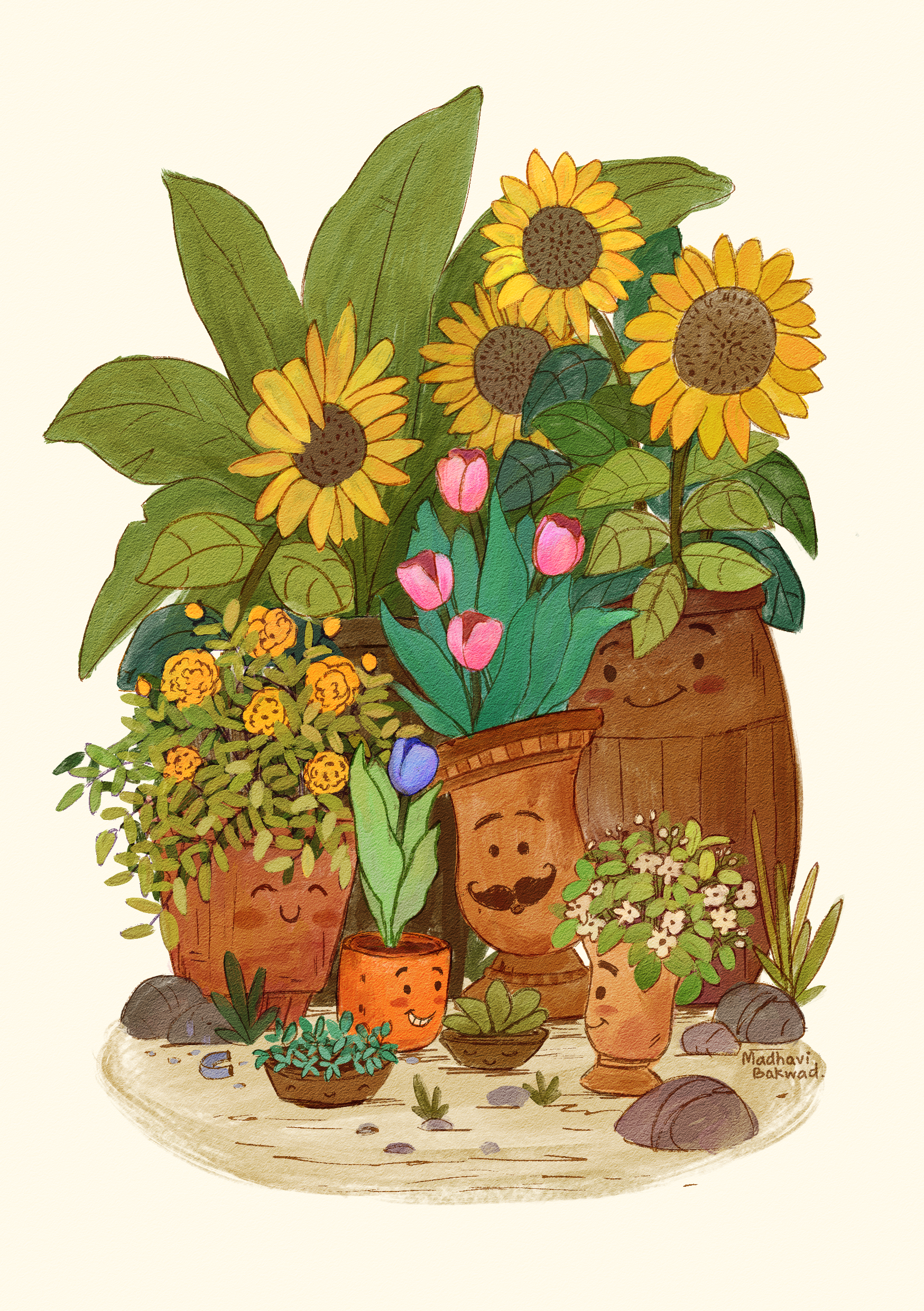 Flowery Dream Illustration