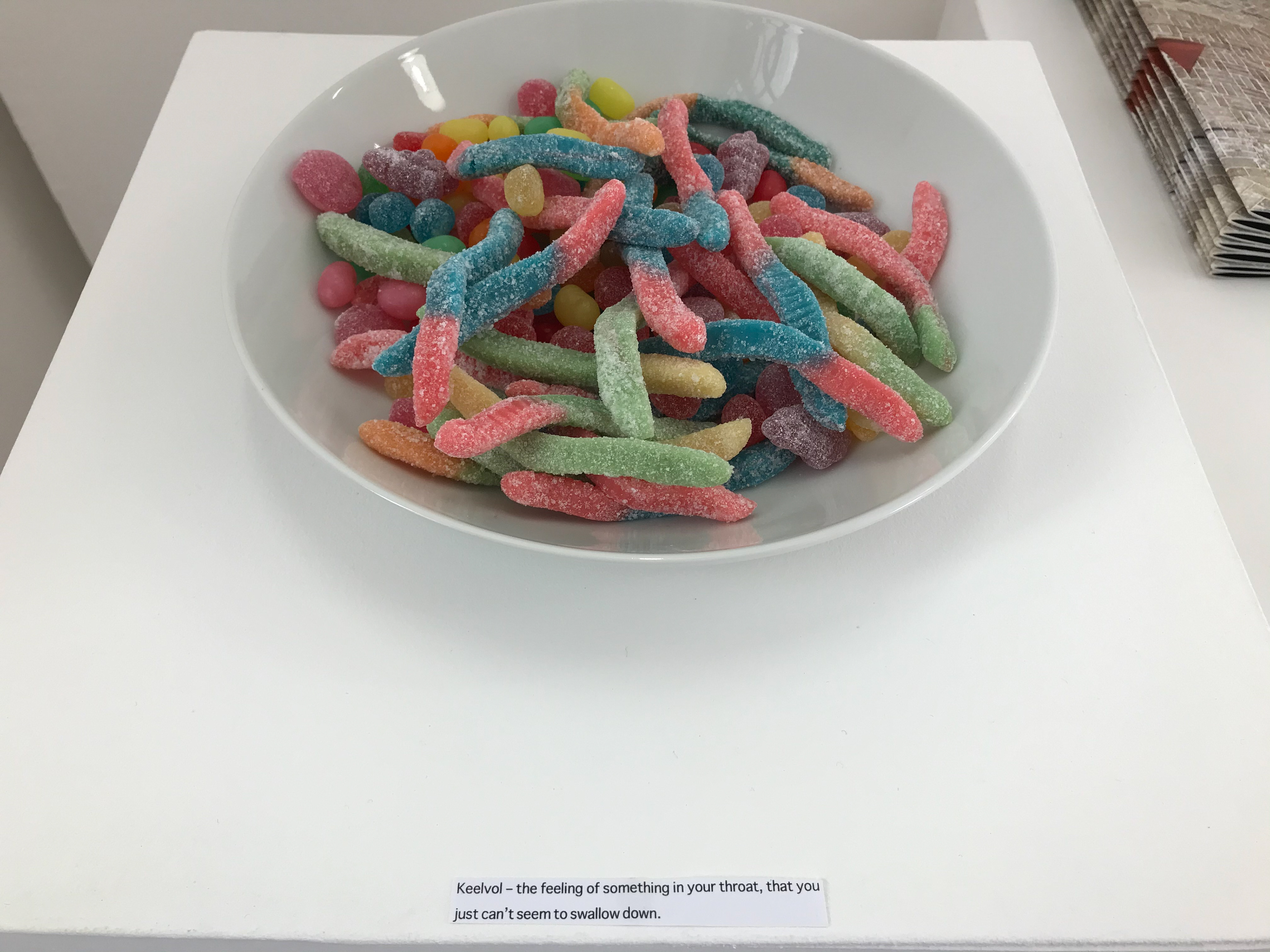 Bowl of super sour sweets for guests