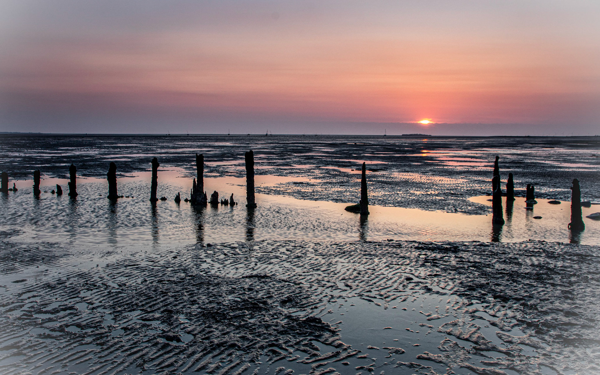 Sunset over The Dee