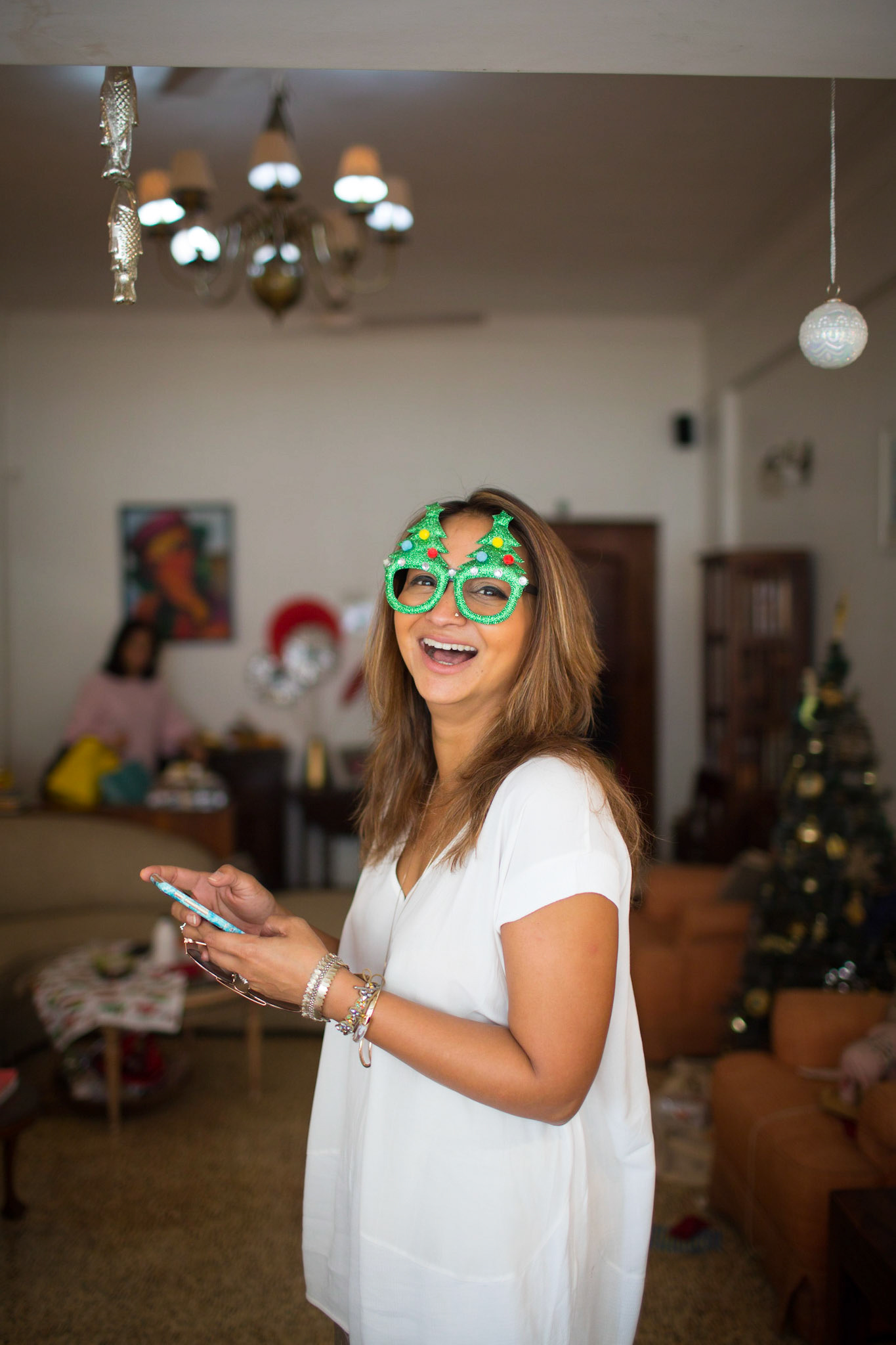 Anjali in festive spirit