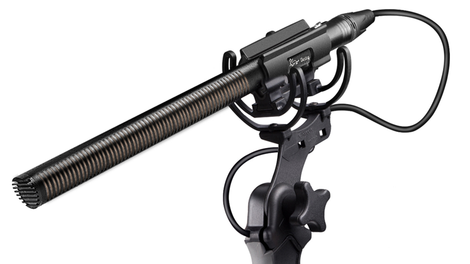 Long shotgun microphone. Best for outdoor dialogue recording.