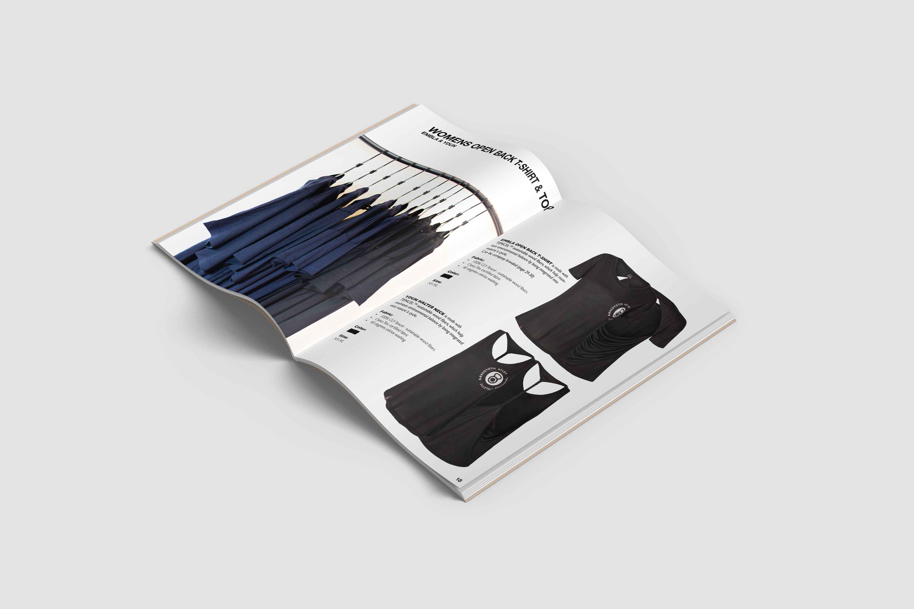 Kommunikationsdesign og lookbook for Vain Dane Athletic