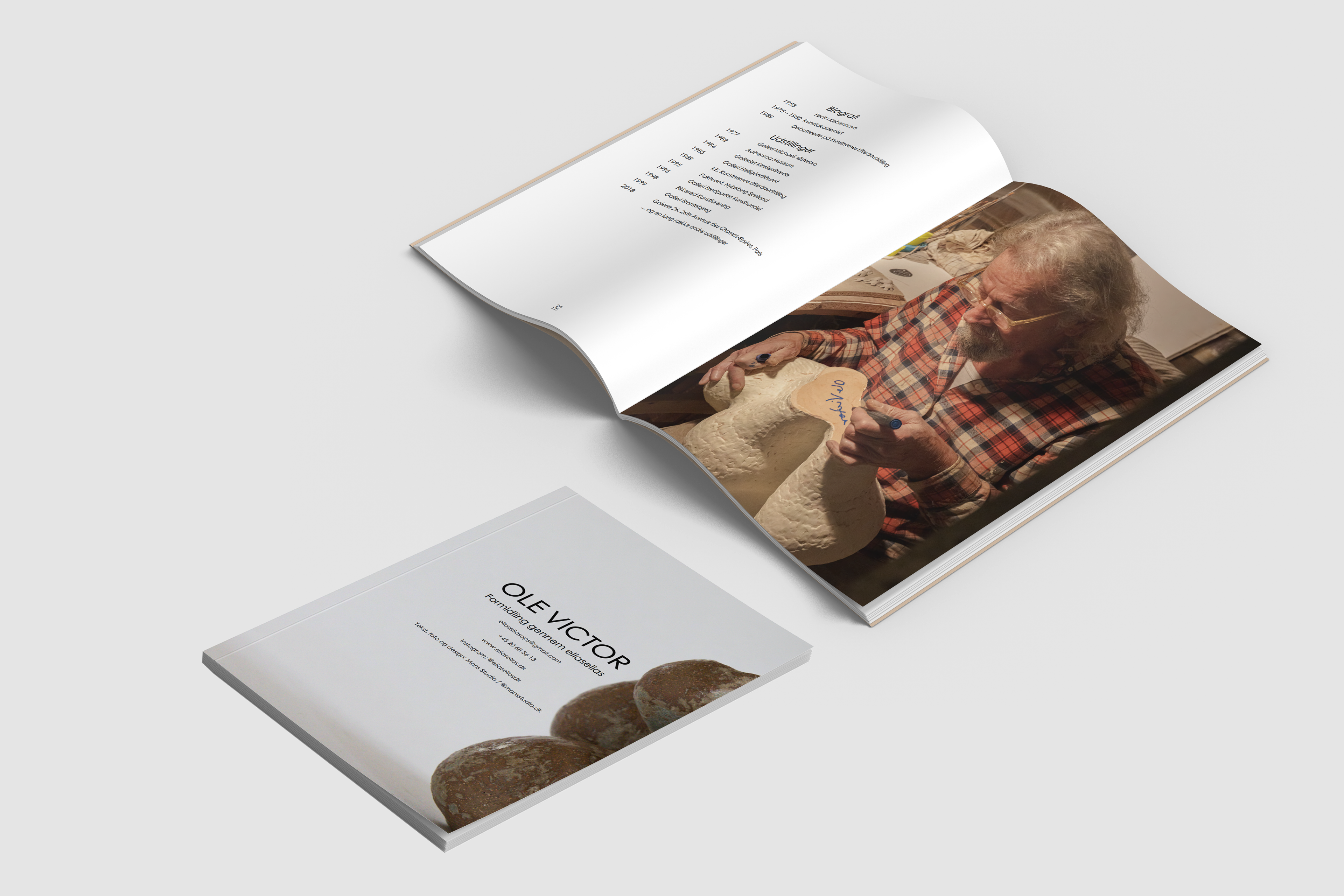 Kommunikationsdesign og lookbook for Ole Victor