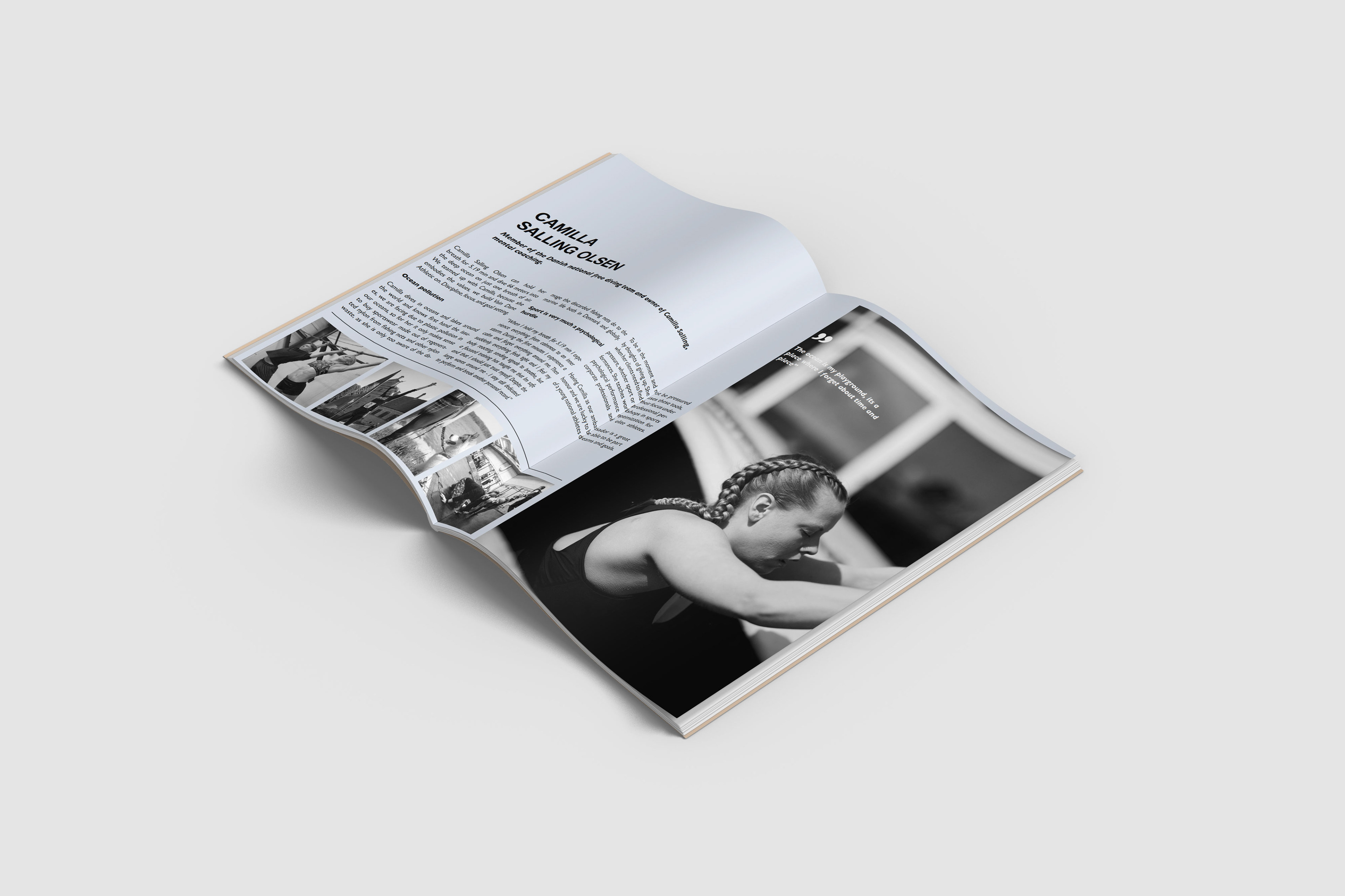 Kommunikationsdesign og lookbook for Vain Dane Athletic