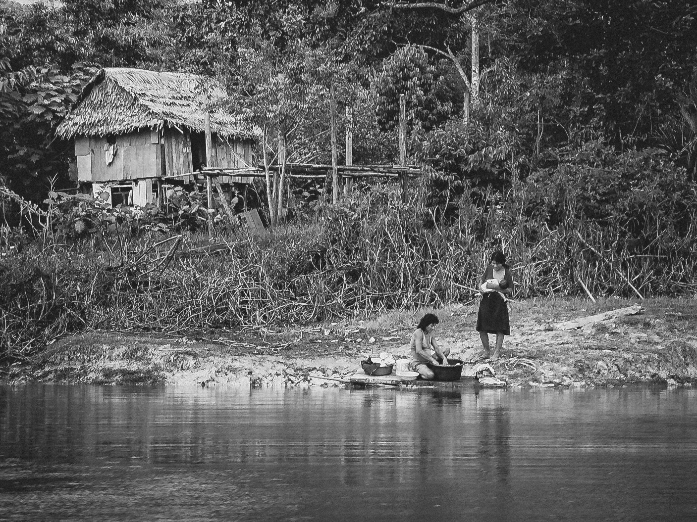 Unas mujeres en el Amazonas