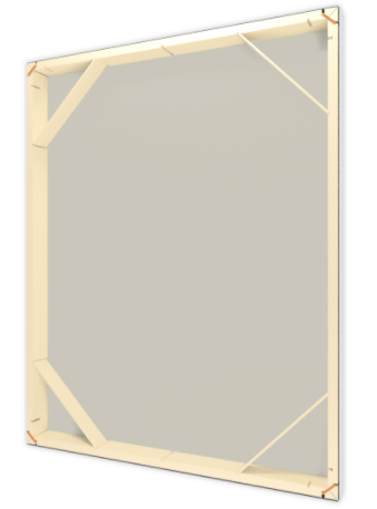 Canvas back