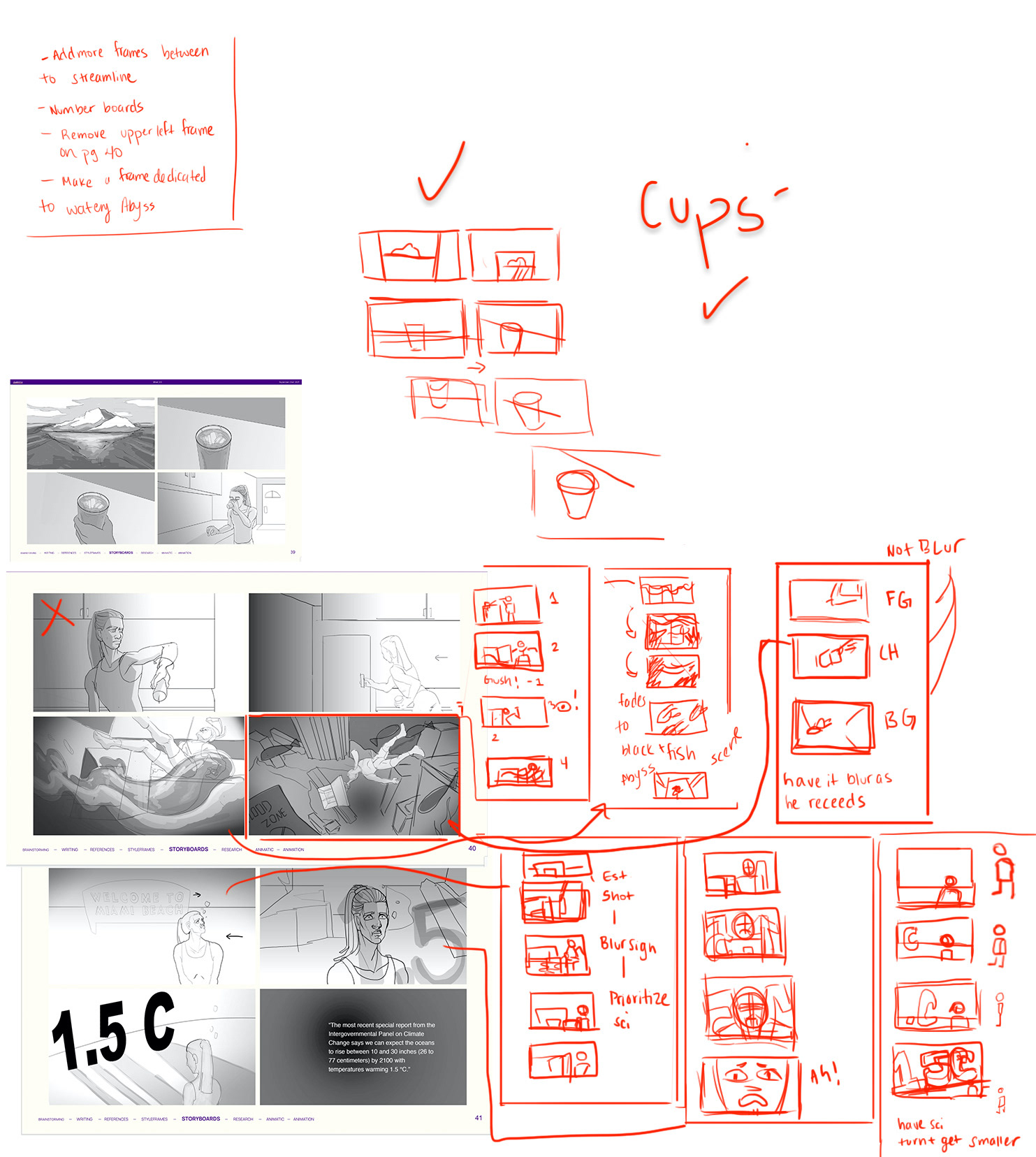 Visual Brainstorming for Storyboards