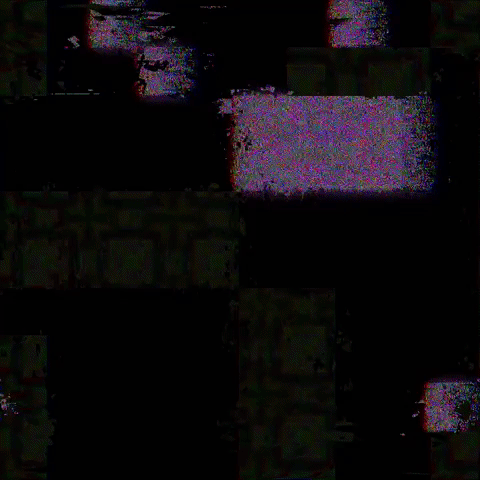 Glitch Background with Video Textures