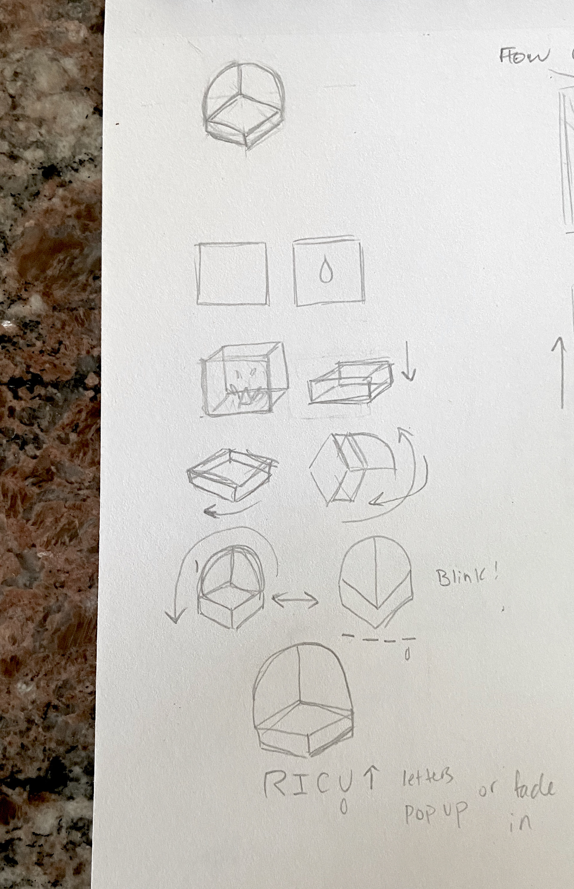 Preliminary Storyboard / Brainstorm