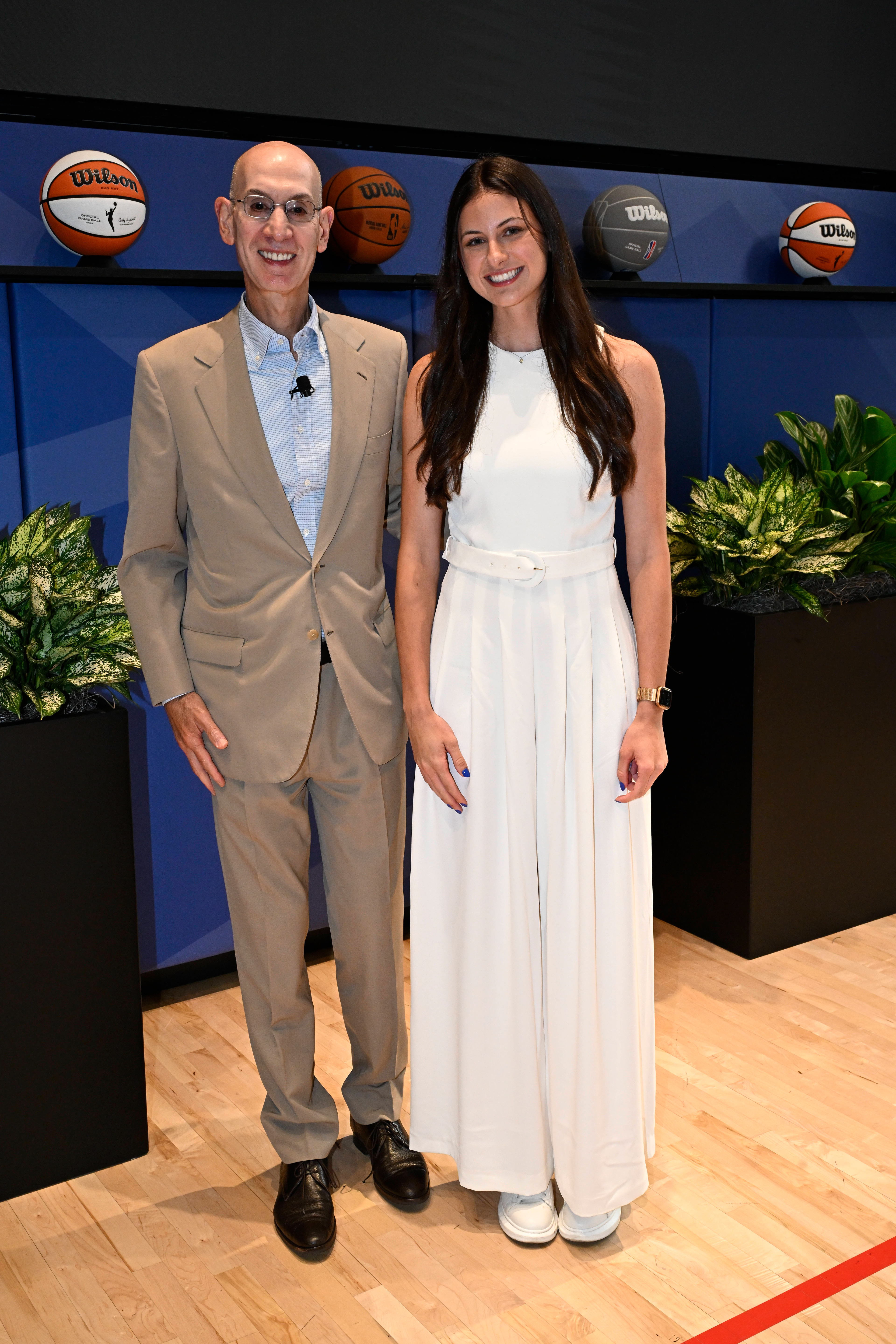 Appearance from Adam Silver Moments Before Capstone Speech