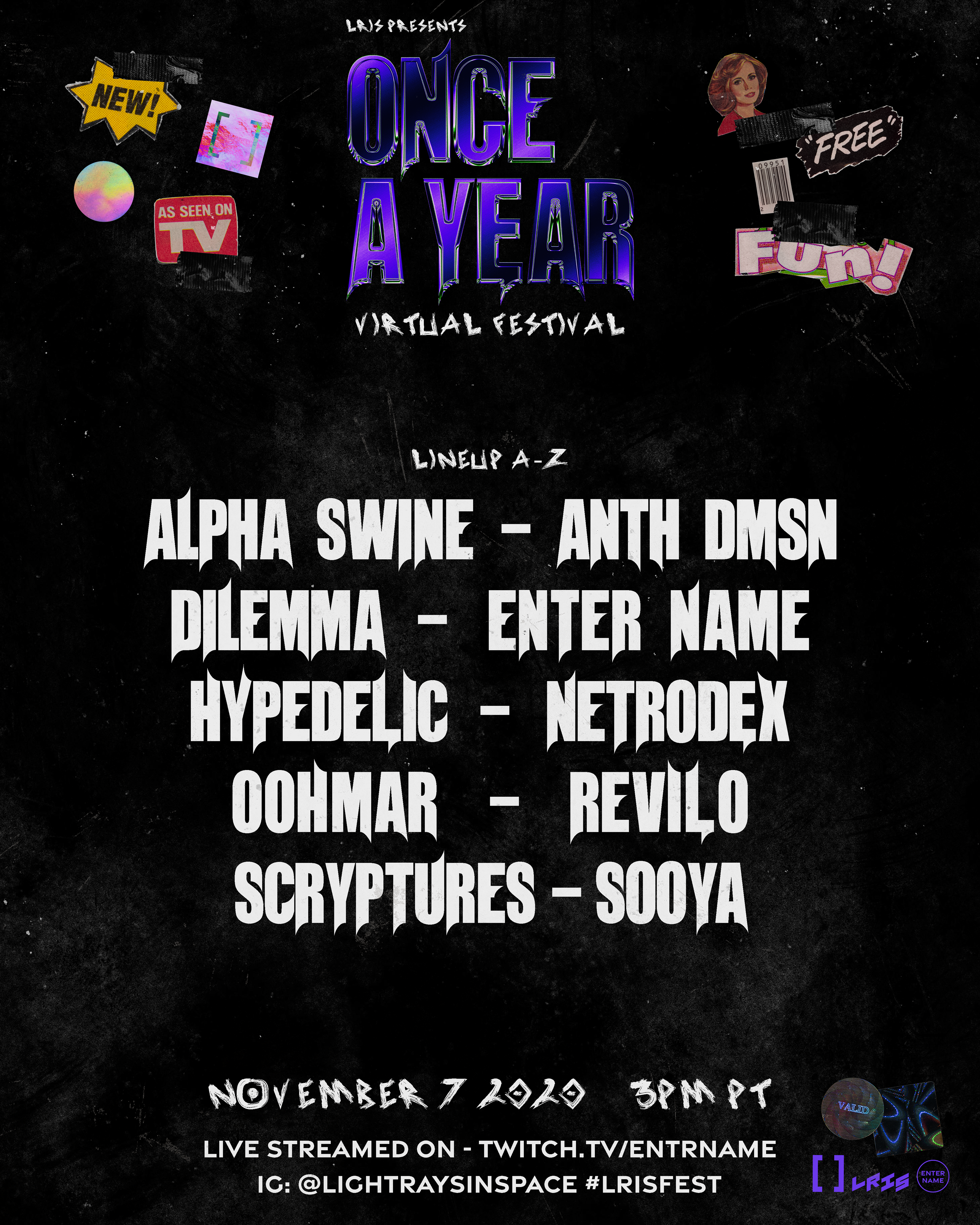 Livestream Poster // Graphic Design