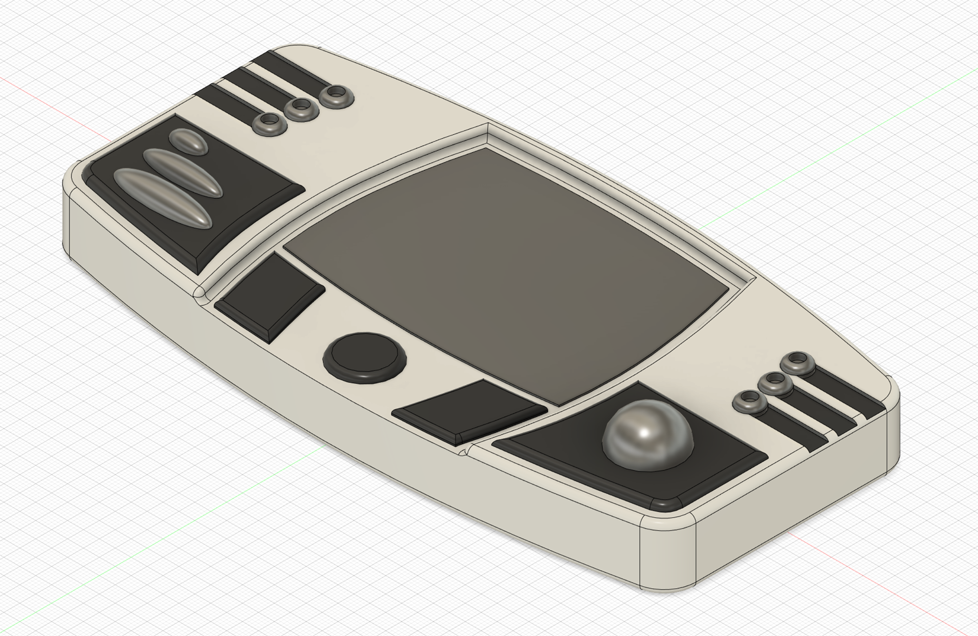 3D render of model in Fusion 360