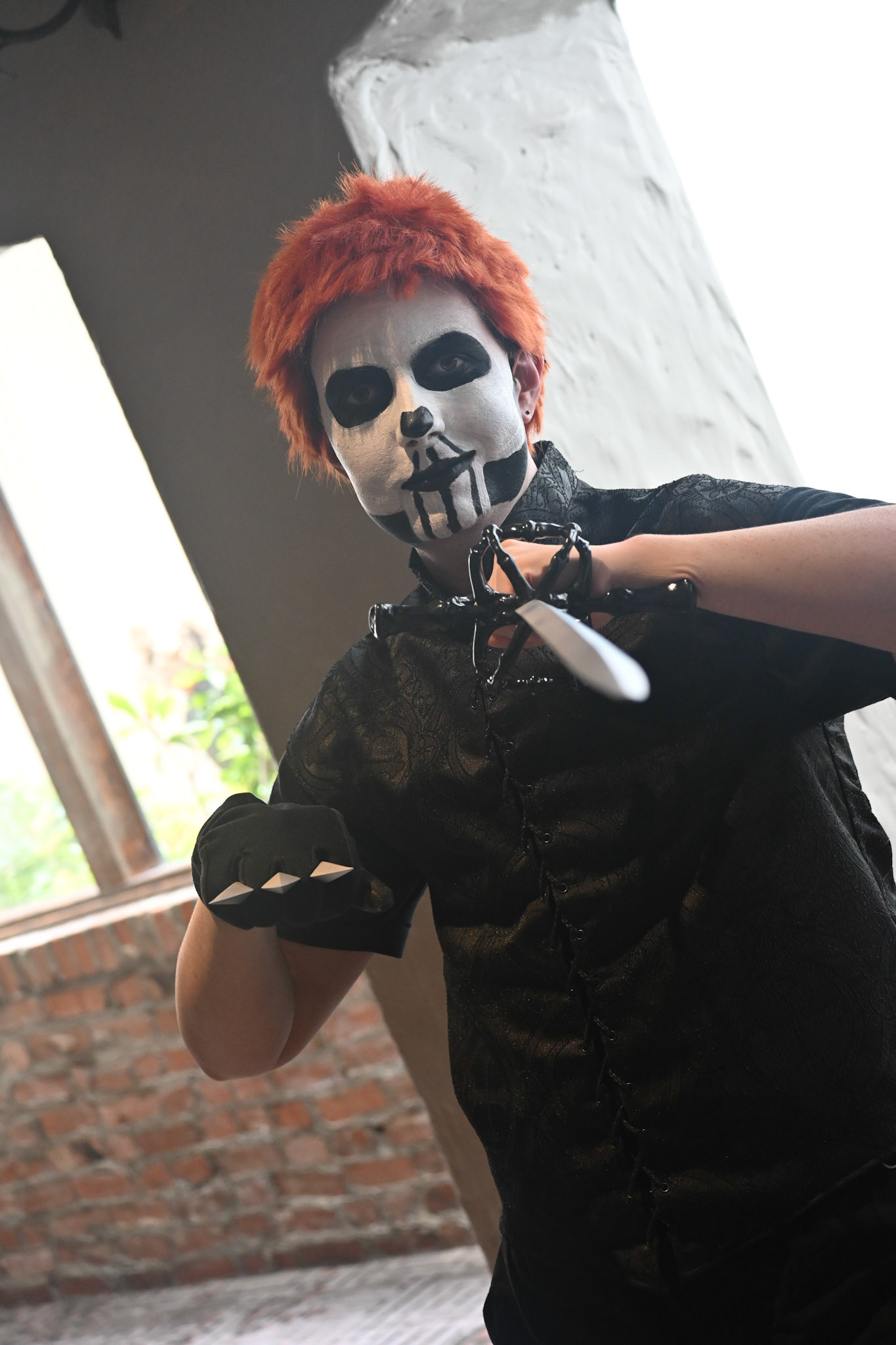 @yarn_nerd_cosplay as Gideon the Ninth from The Locked Tomb