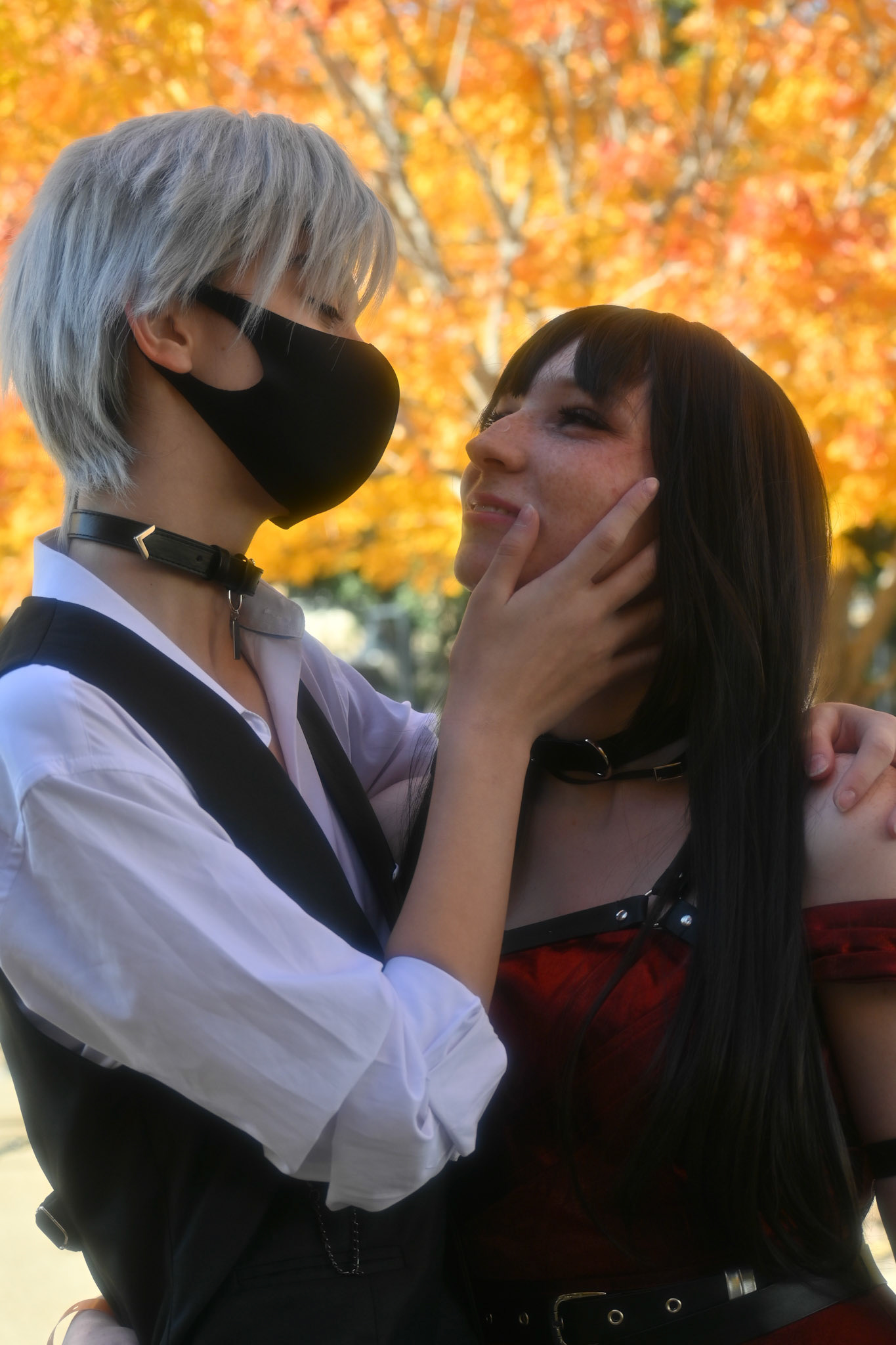 @nightglowcos and @lightbreakcos as Sylus and MC from Love And Deepspace