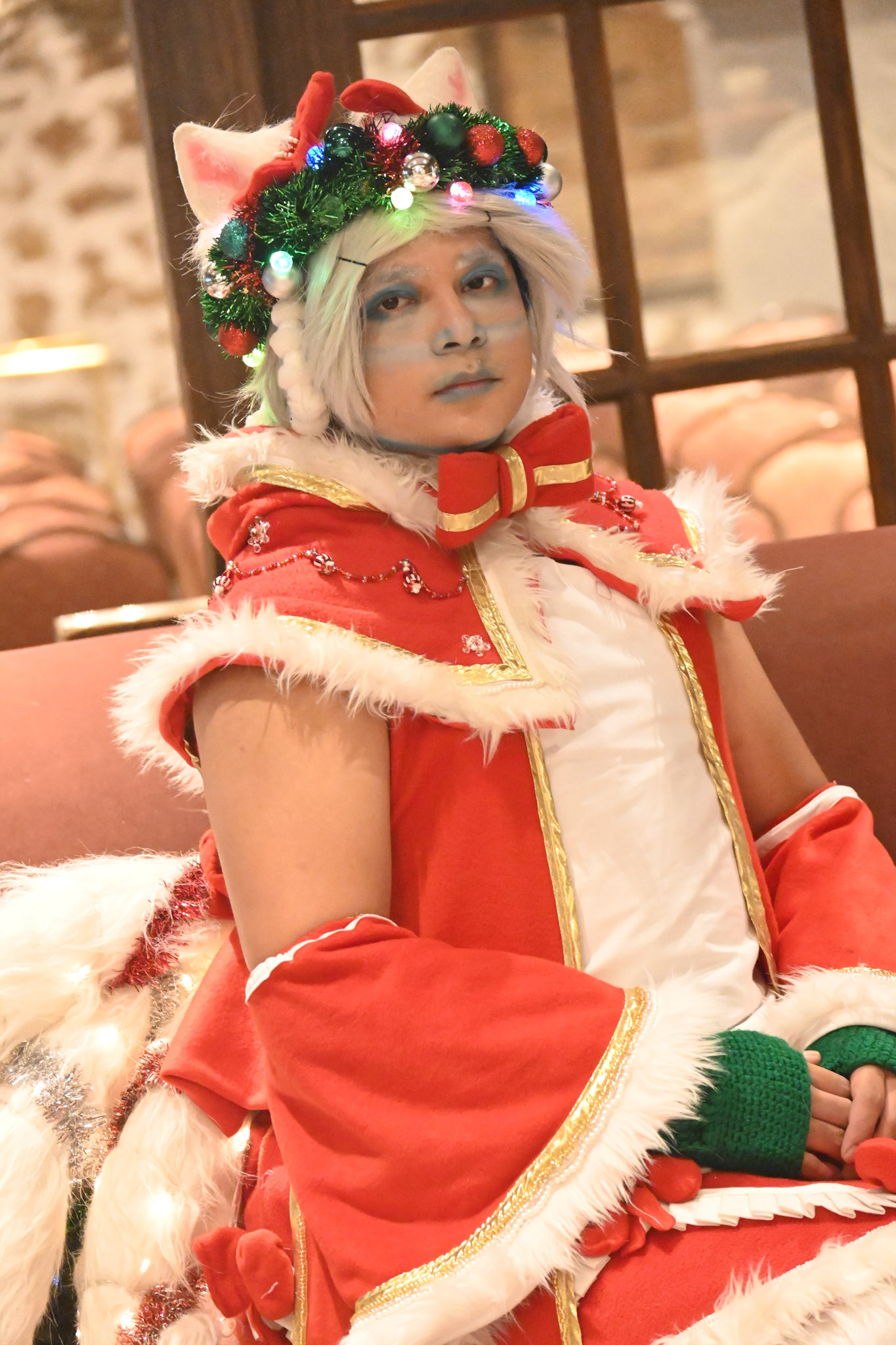 @flareantonio12 as Holiday Ninetails from Pokemon