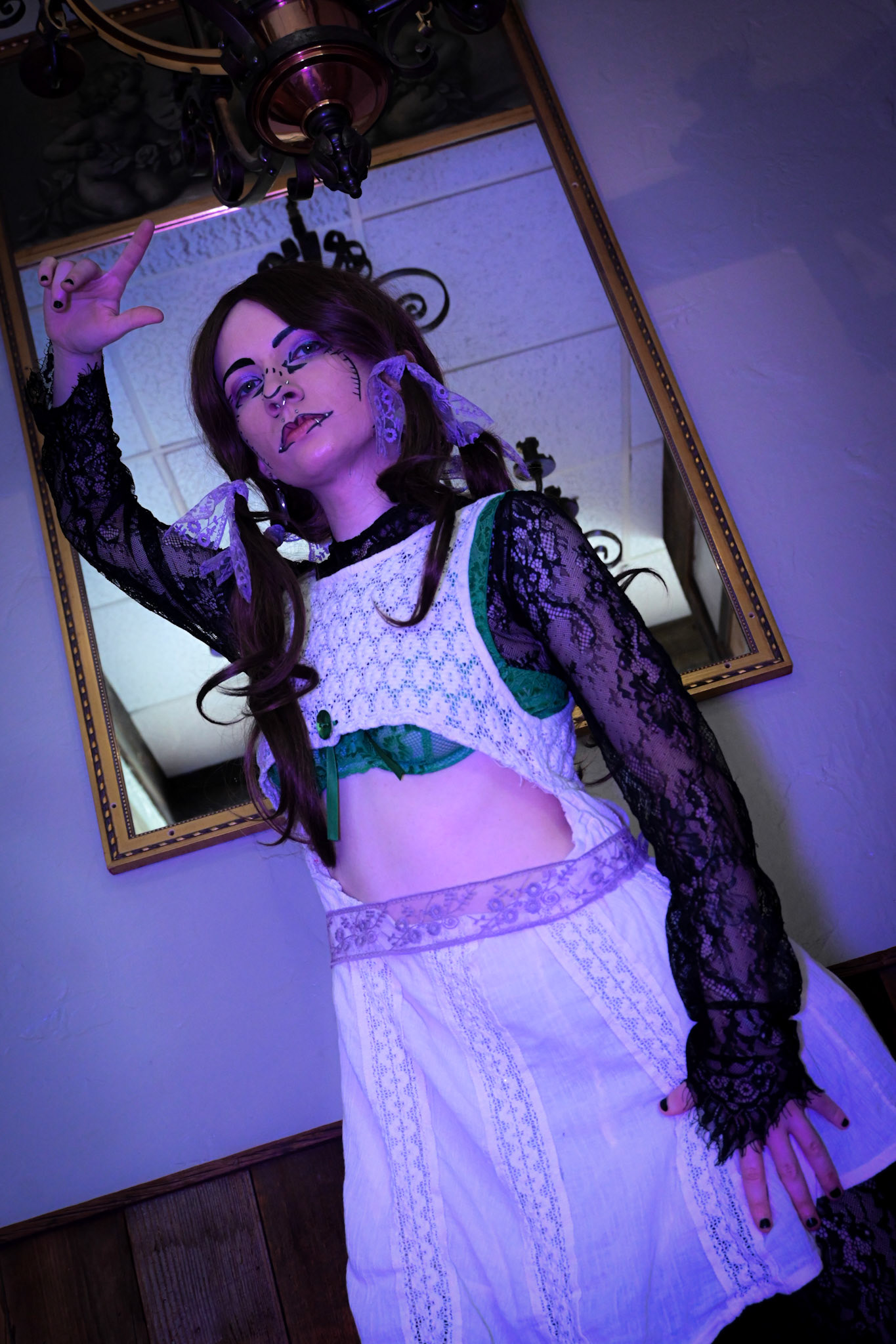 @xo__trash as Illuso from Jojo's Bizarre Adventure